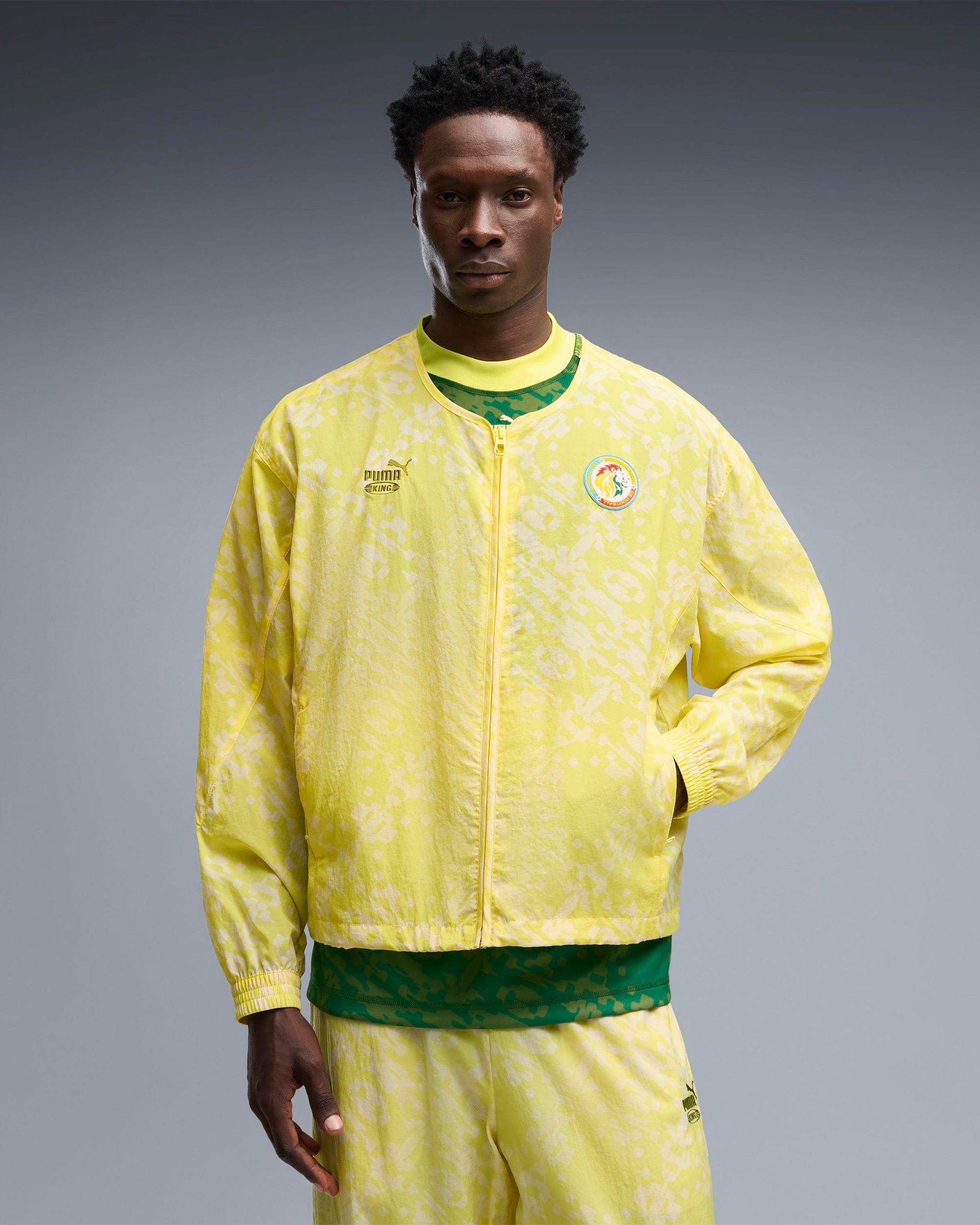Puma Chaqueta de chandal con logo Relaxed Puma x Salehe Bembury x Senegal King para hombre