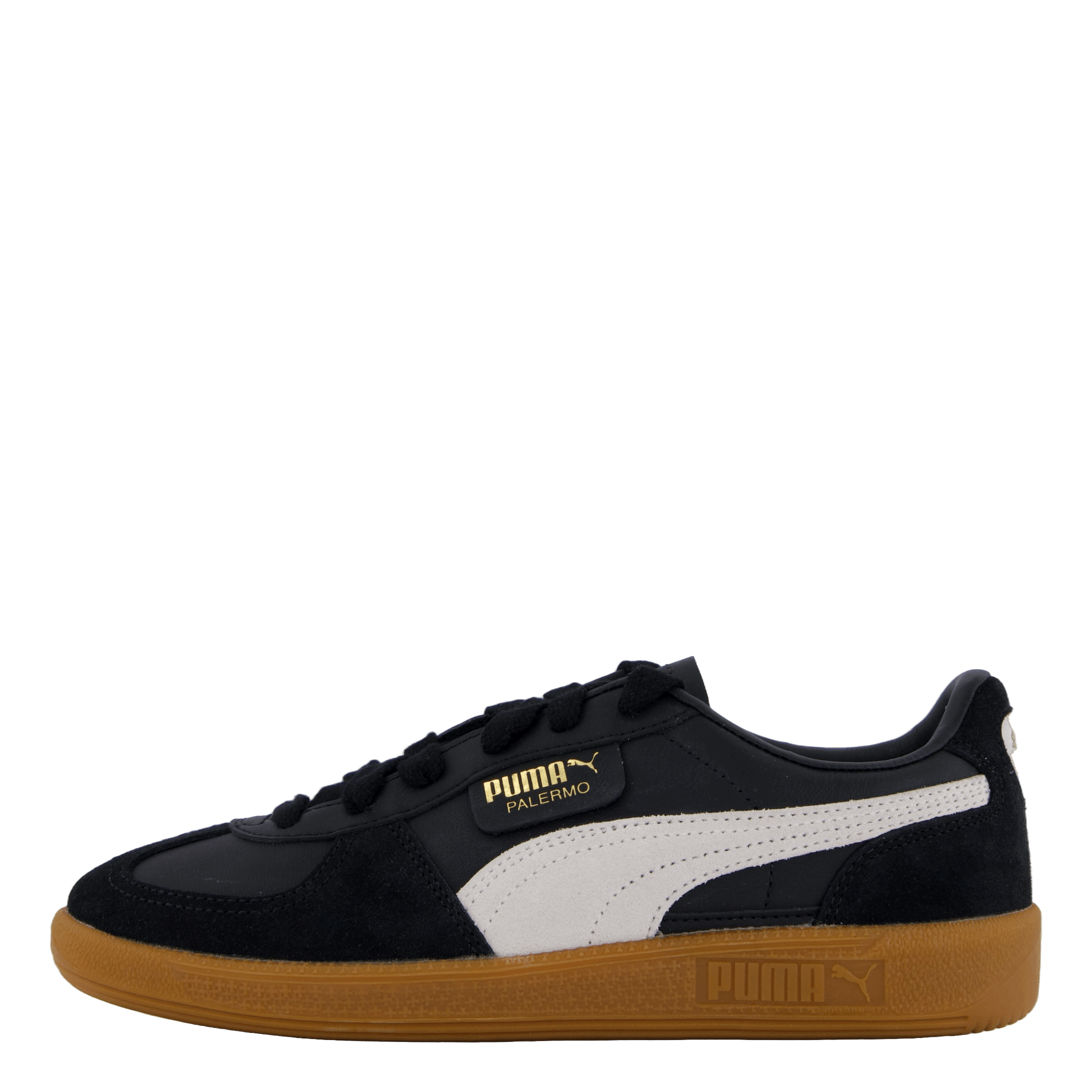 Puma Palermo Black - feather Gray - gum