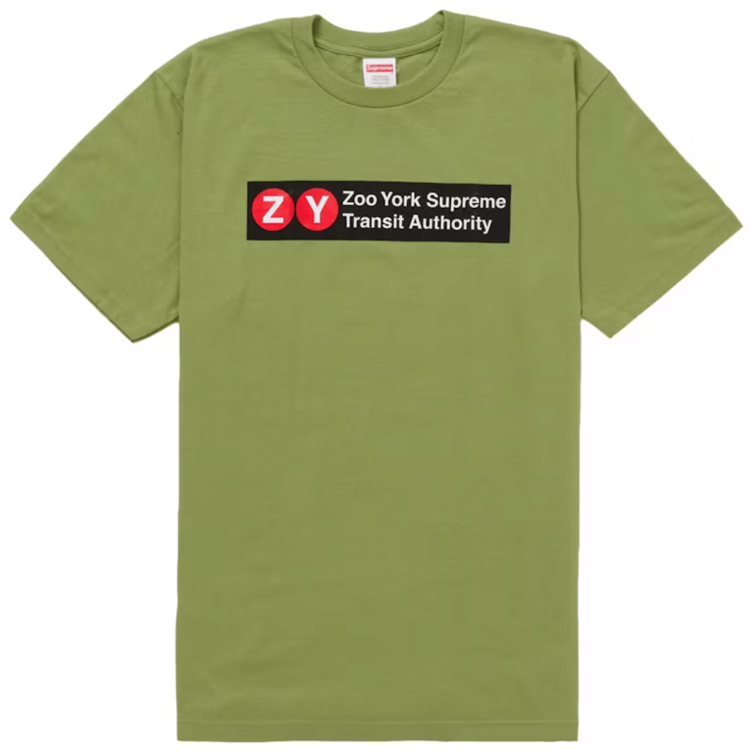 Supreme Zoo York Transit T-Shirt Olive