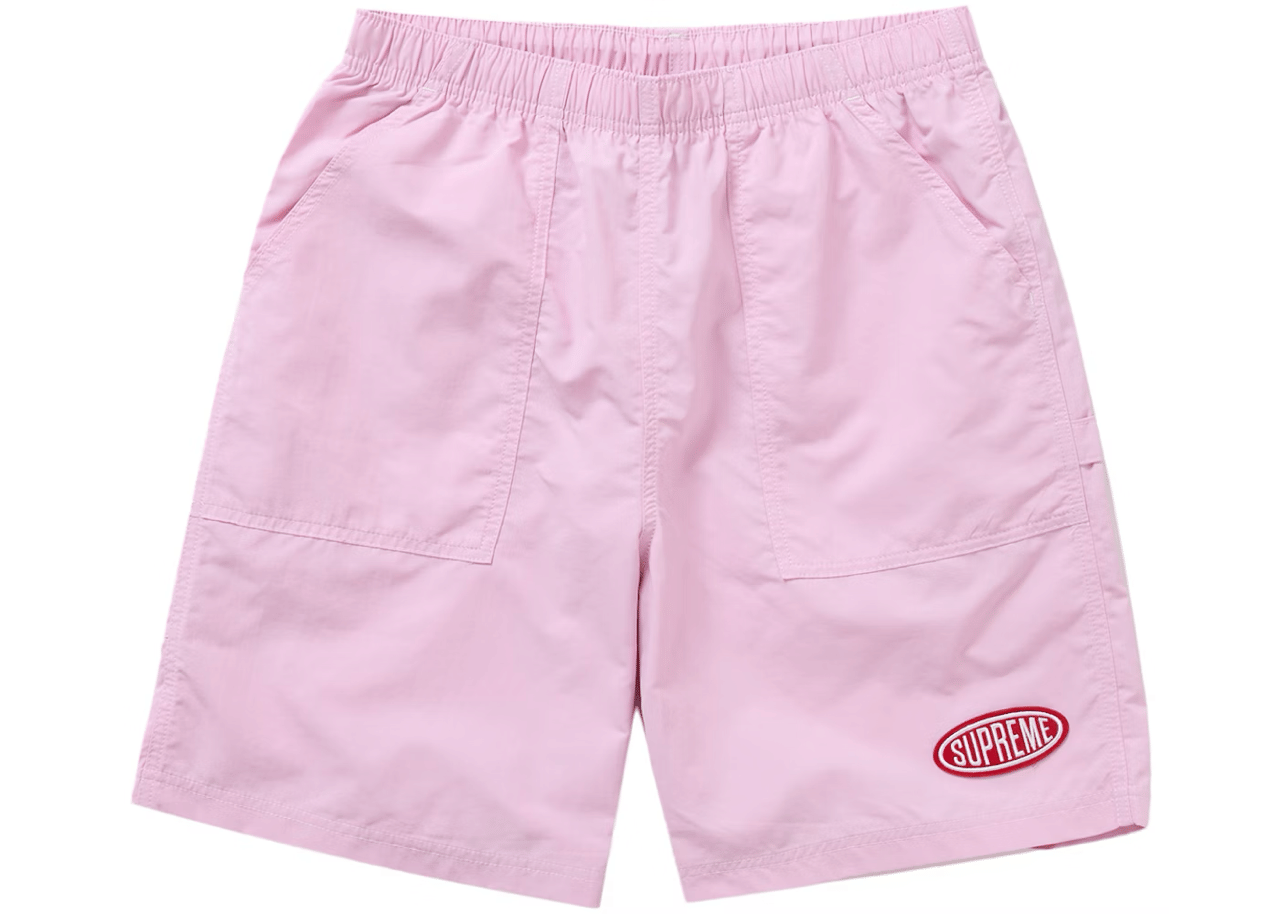 Supreme Nylon Painter Short Pale Pink SS24