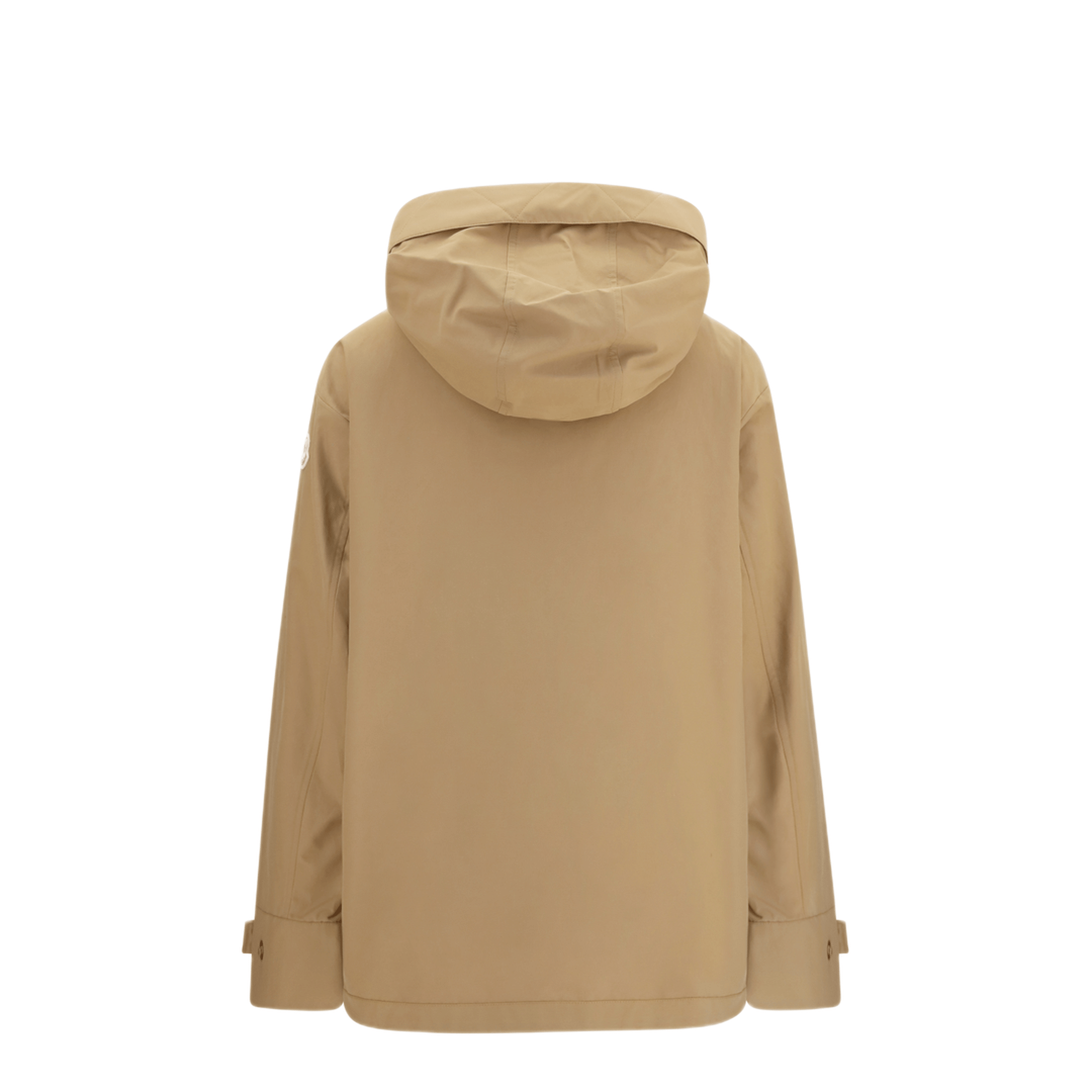 Moncler Hooded Jacket With Logo Patch