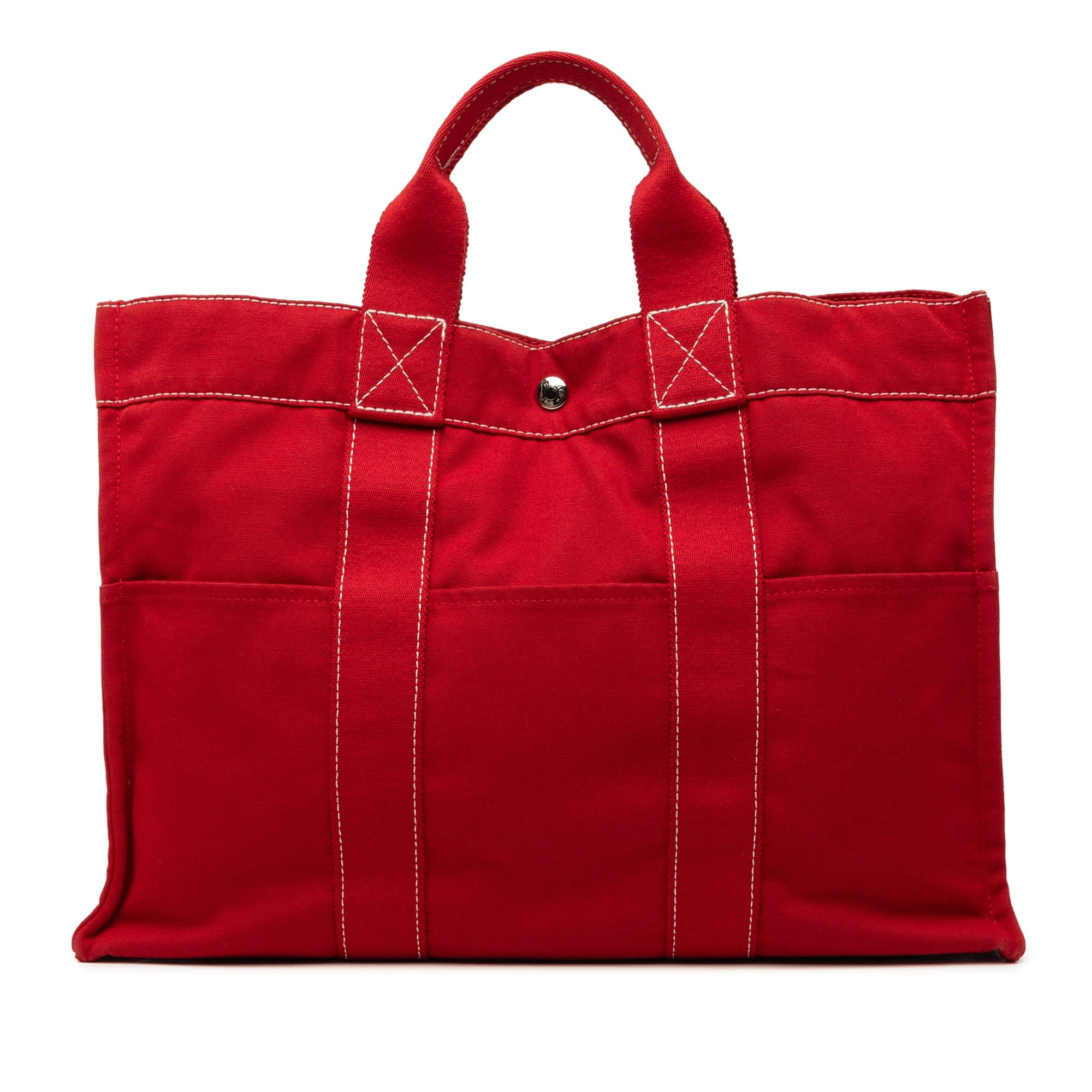 Hermès Canvas Sac Deauville MM