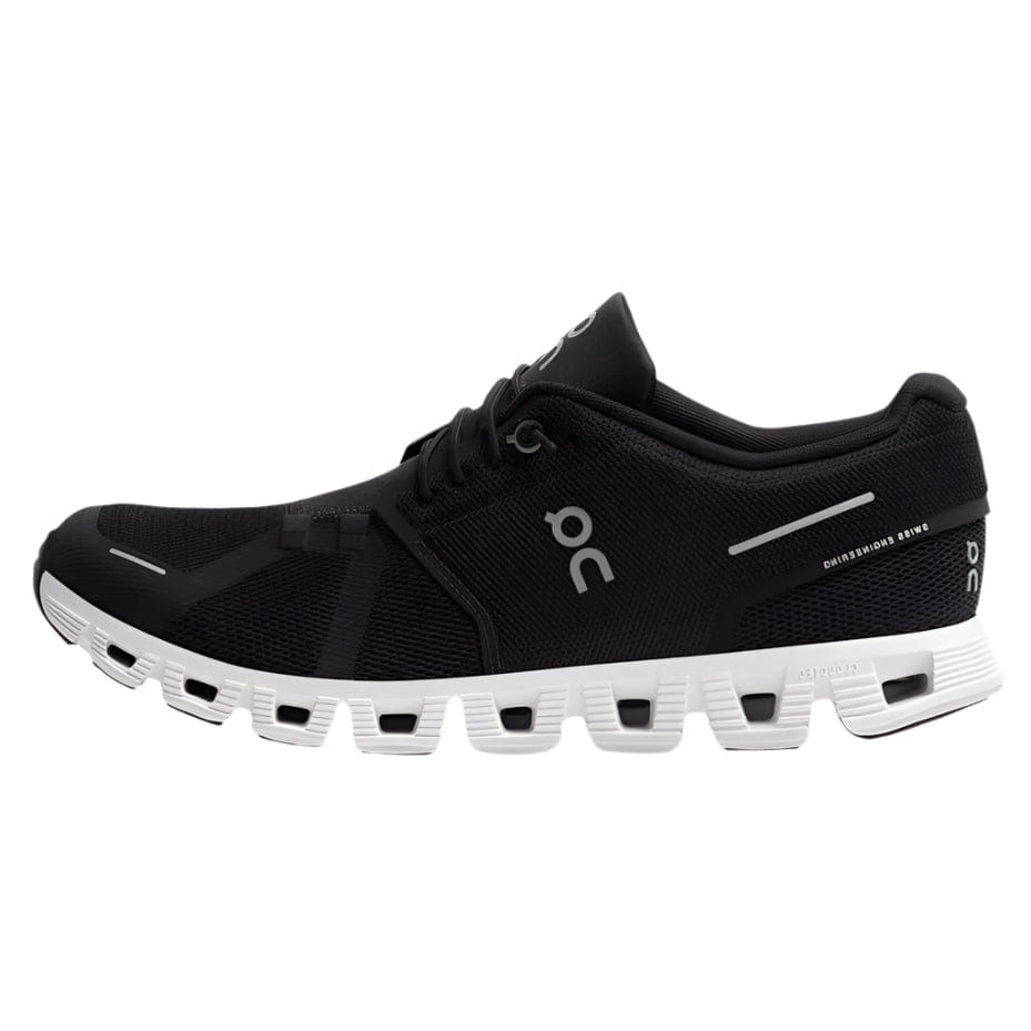 ON Cloud 5 Black White On Running