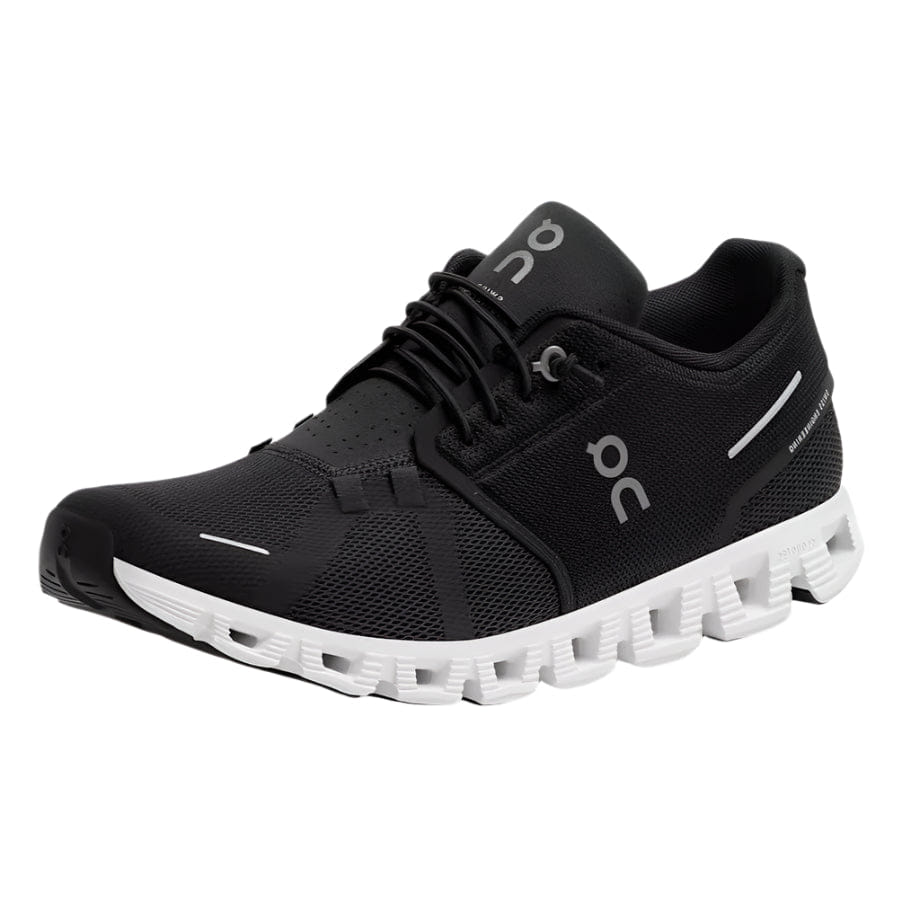 ON Cloud 5 Black White On Running