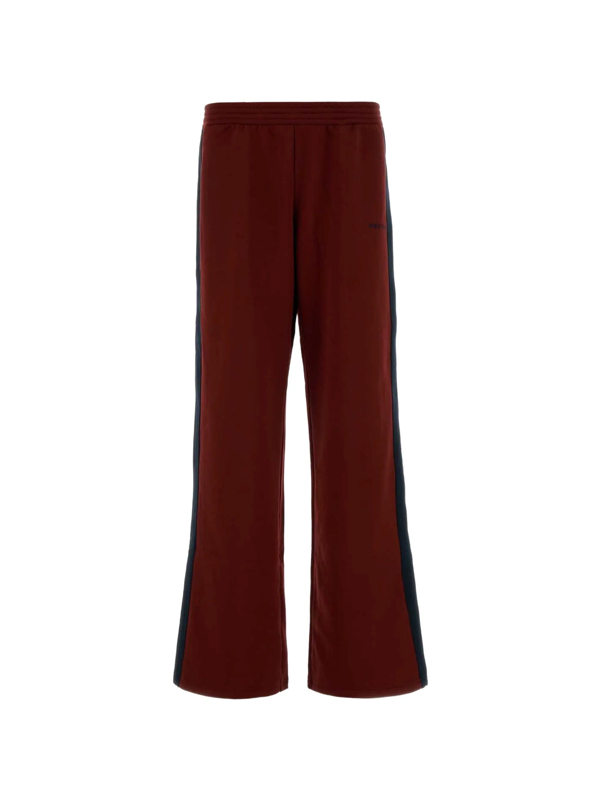 Alexander McQueen side - stripe wide - leg track pants