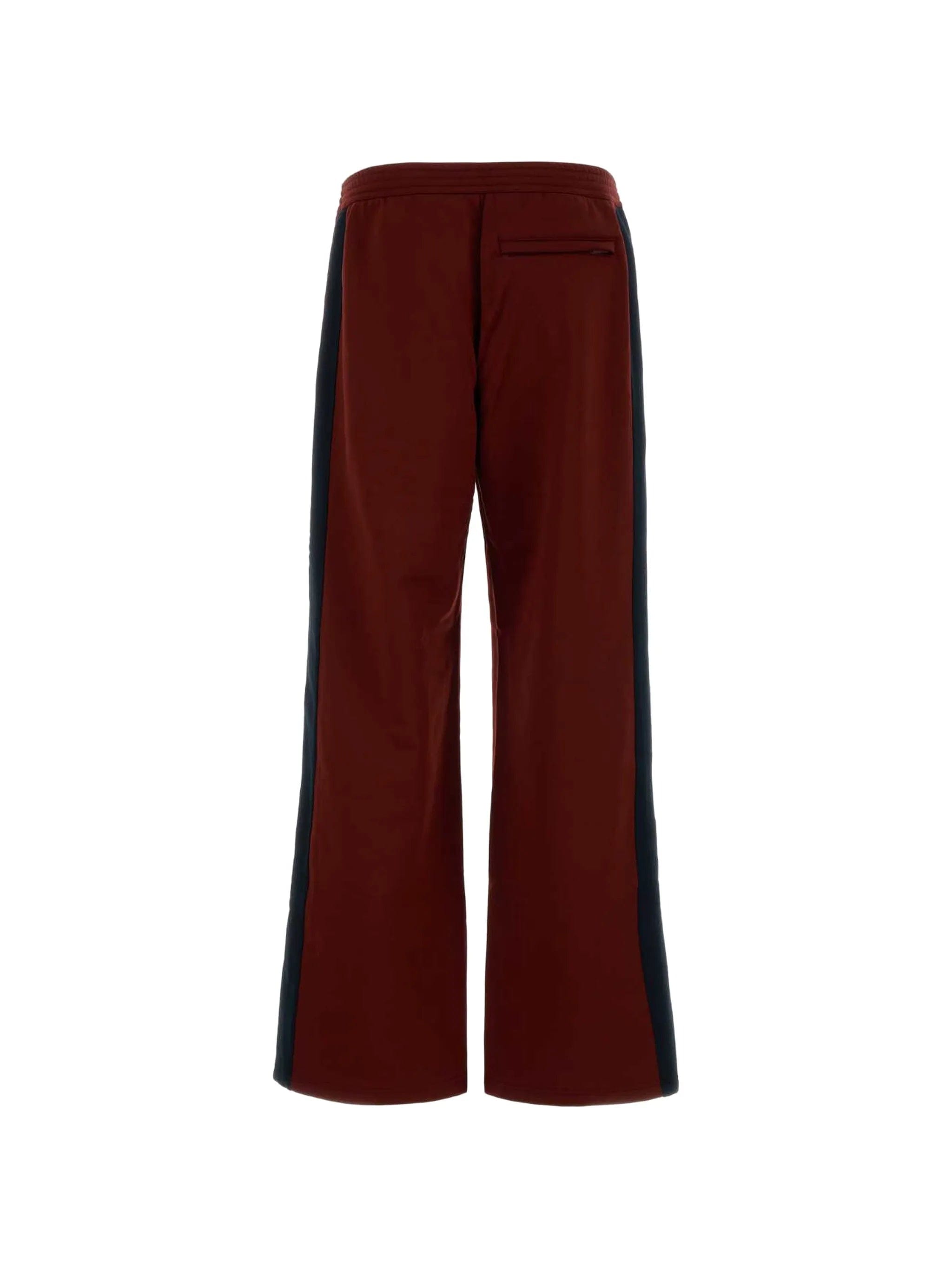 Alexander McQueen side - stripe wide - leg track pants