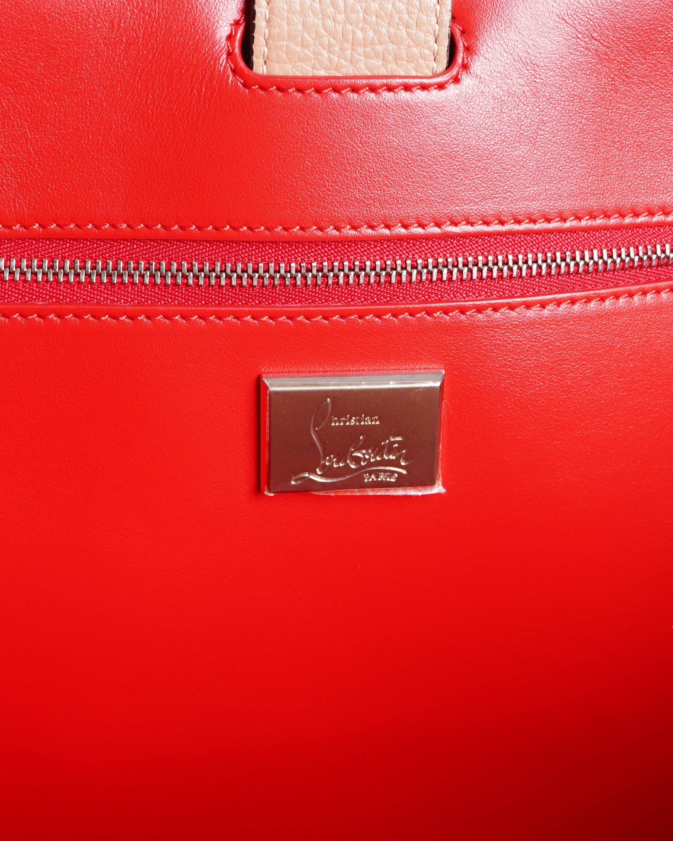 Christian Louboutin Women's Medium Paloma Studded Leather Tote