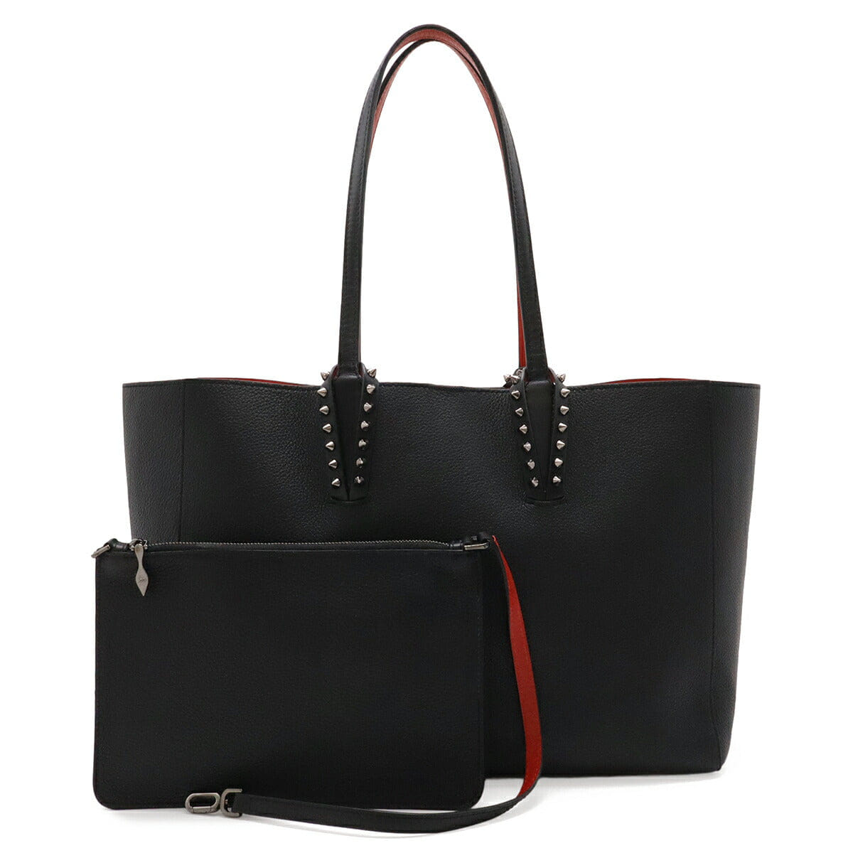 Christian Louboutin CABATA Small Tote Bag Leather Studs