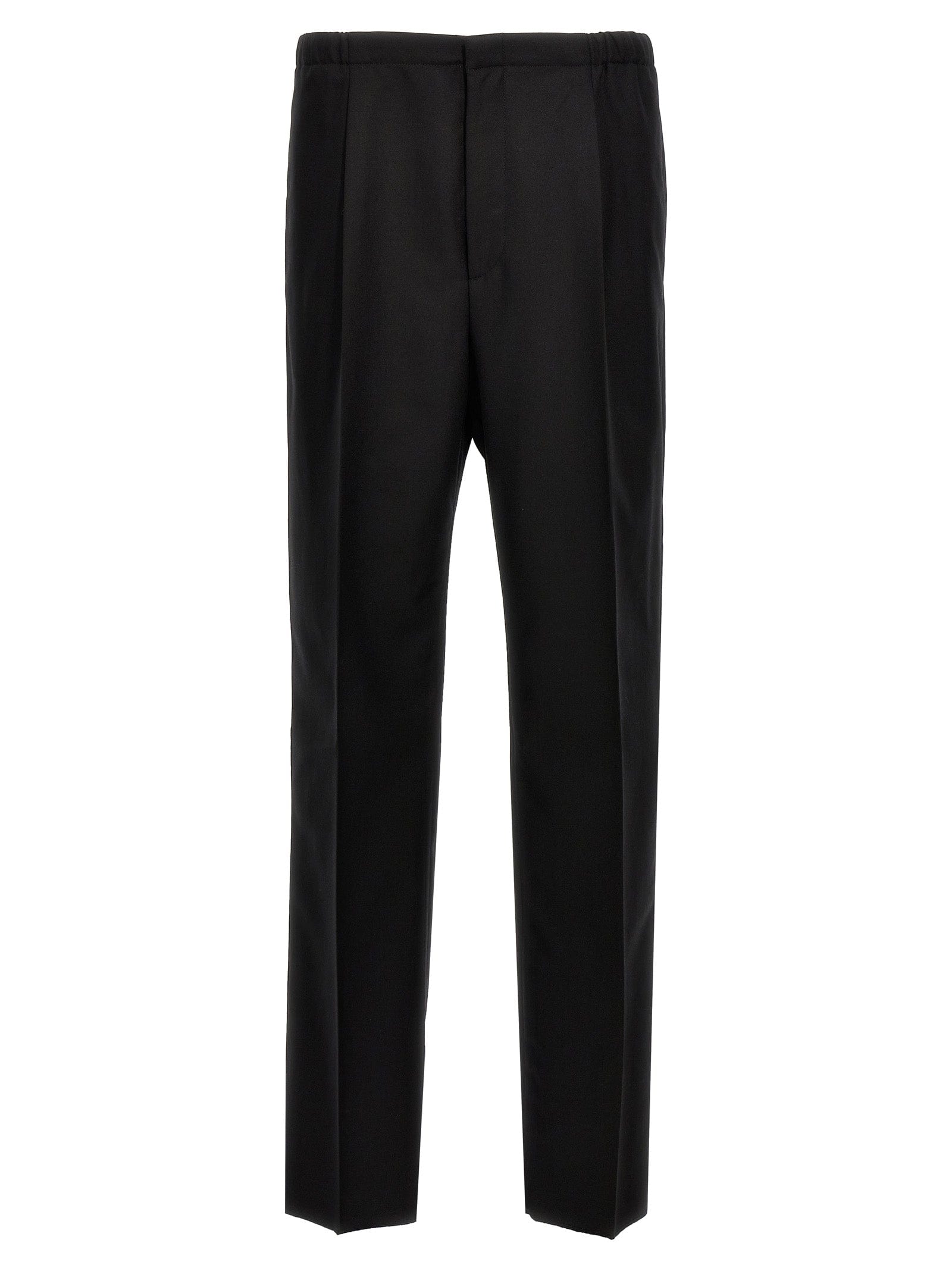 Fendi Virgin Wool Dress Men's Pants