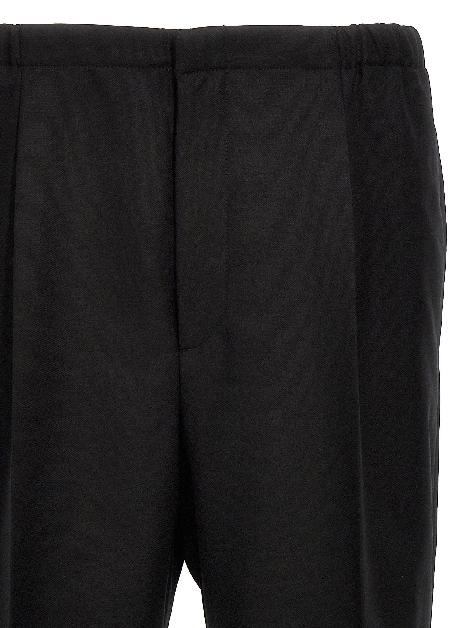 Fendi Virgin Wool Dress Men's Pants