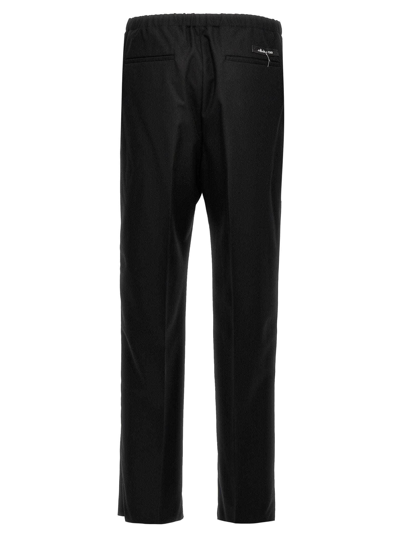 Fendi Virgin Wool Dress Men's Pants