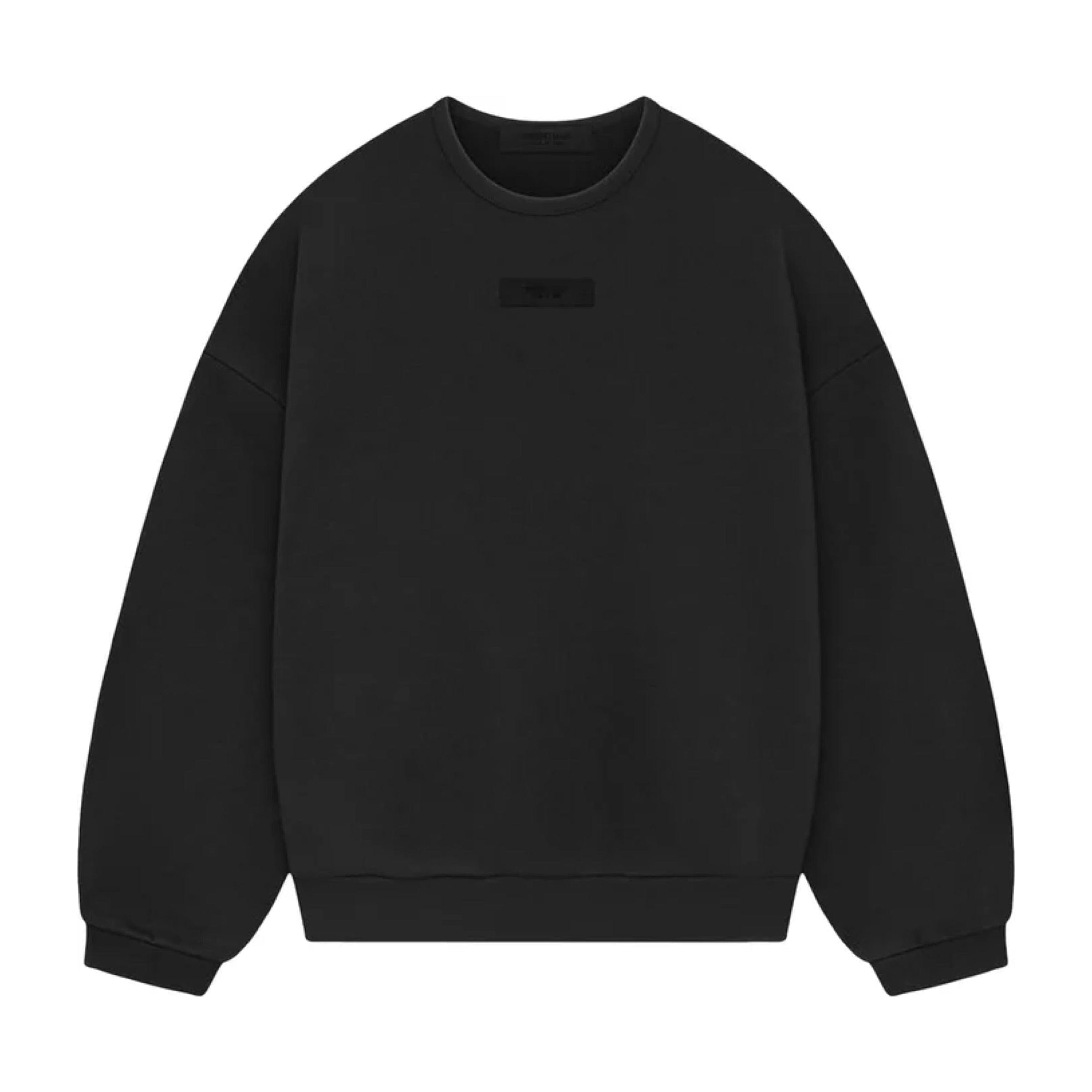 Fear of God ESSENTIALS Crewneck - Jet Black (SS24)