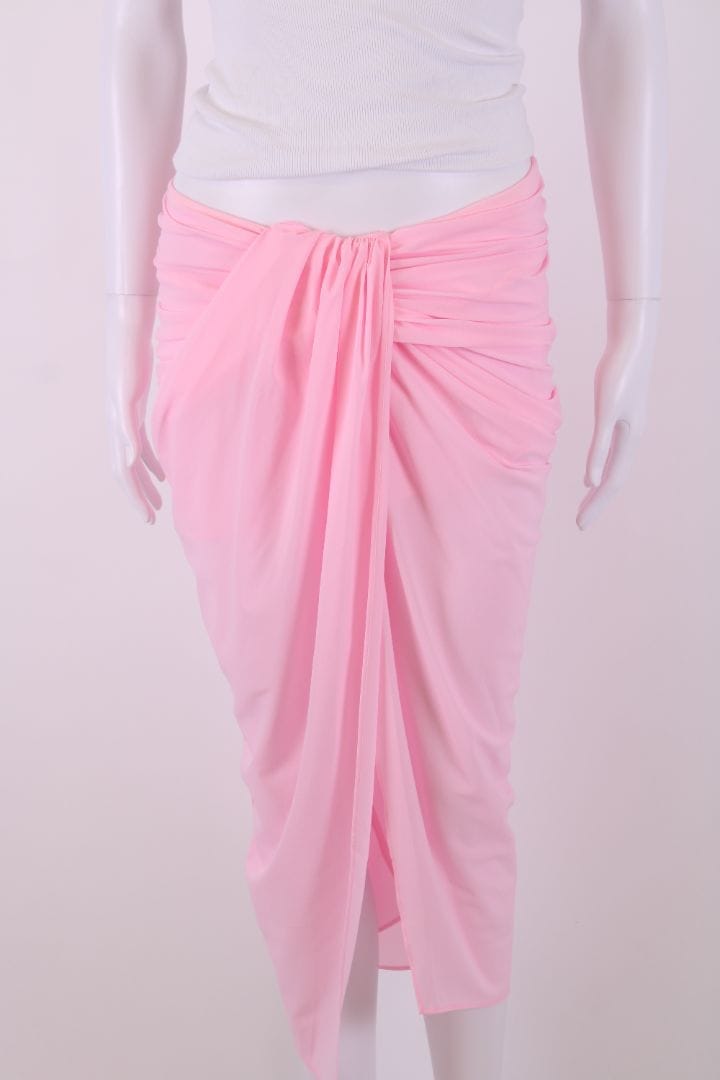 Jacquemus Draped Skirt Pink 8