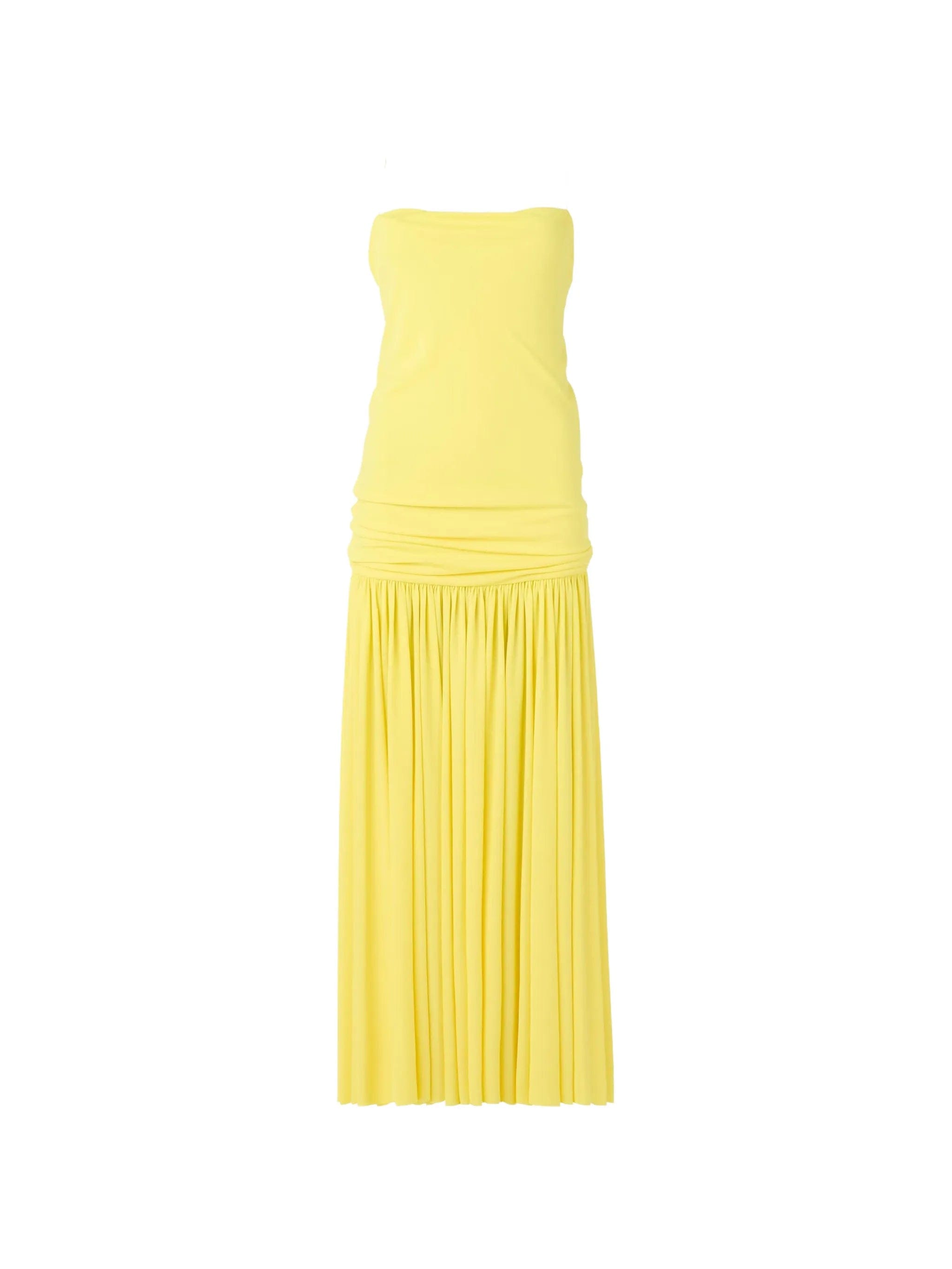 Jacquemus cross - back gathered dress
