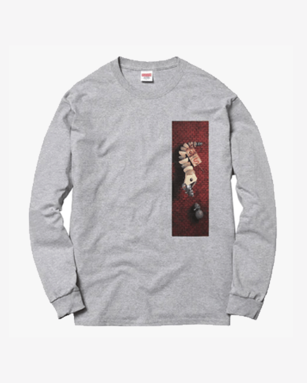 SUPREME RAT TRAP Long Sleeve T-Shirt GREY -