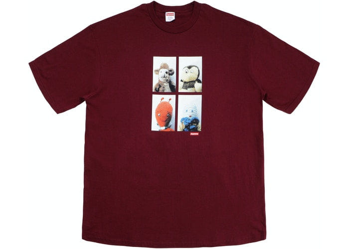 Supreme Mike Kelley AhhYouth! T-Shirt Burgundy FW18T10 Men's Size M