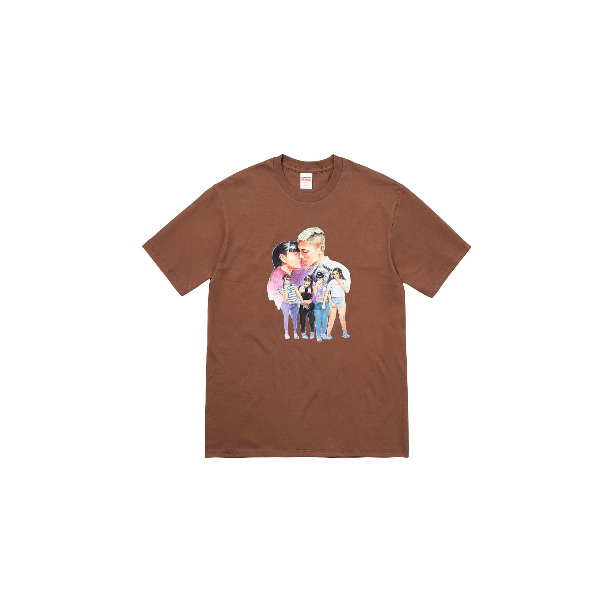 Supreme Kiss T-Shirt Brown (2017)