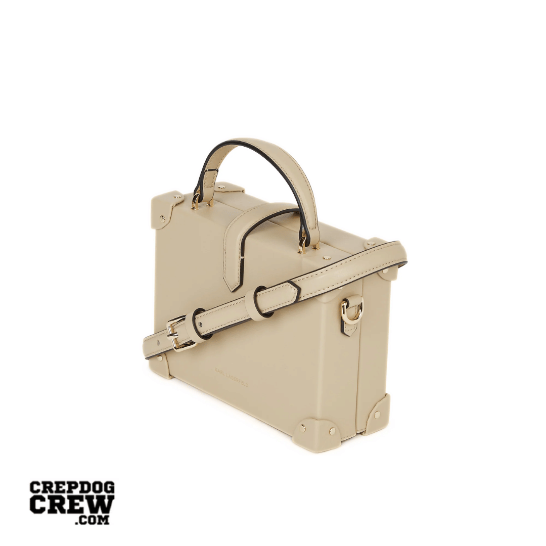 KARL Lagerfeld K/Autograph padlock trunk bag Safari
