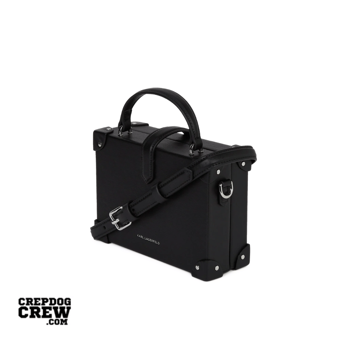 KARL Lagerfeld K/Autograph padlock trunk bag Black Nicke