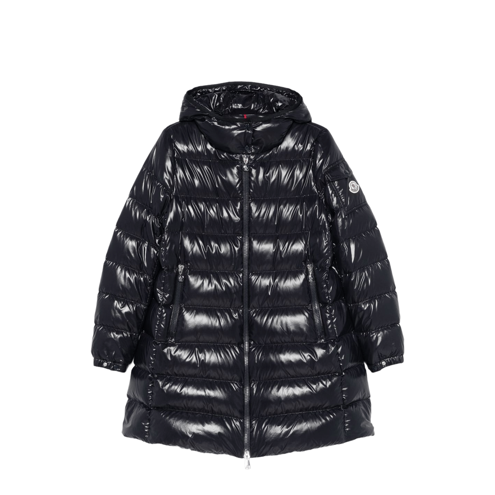 Moncler Courcelles Hooded Mid - Length Down Jacket