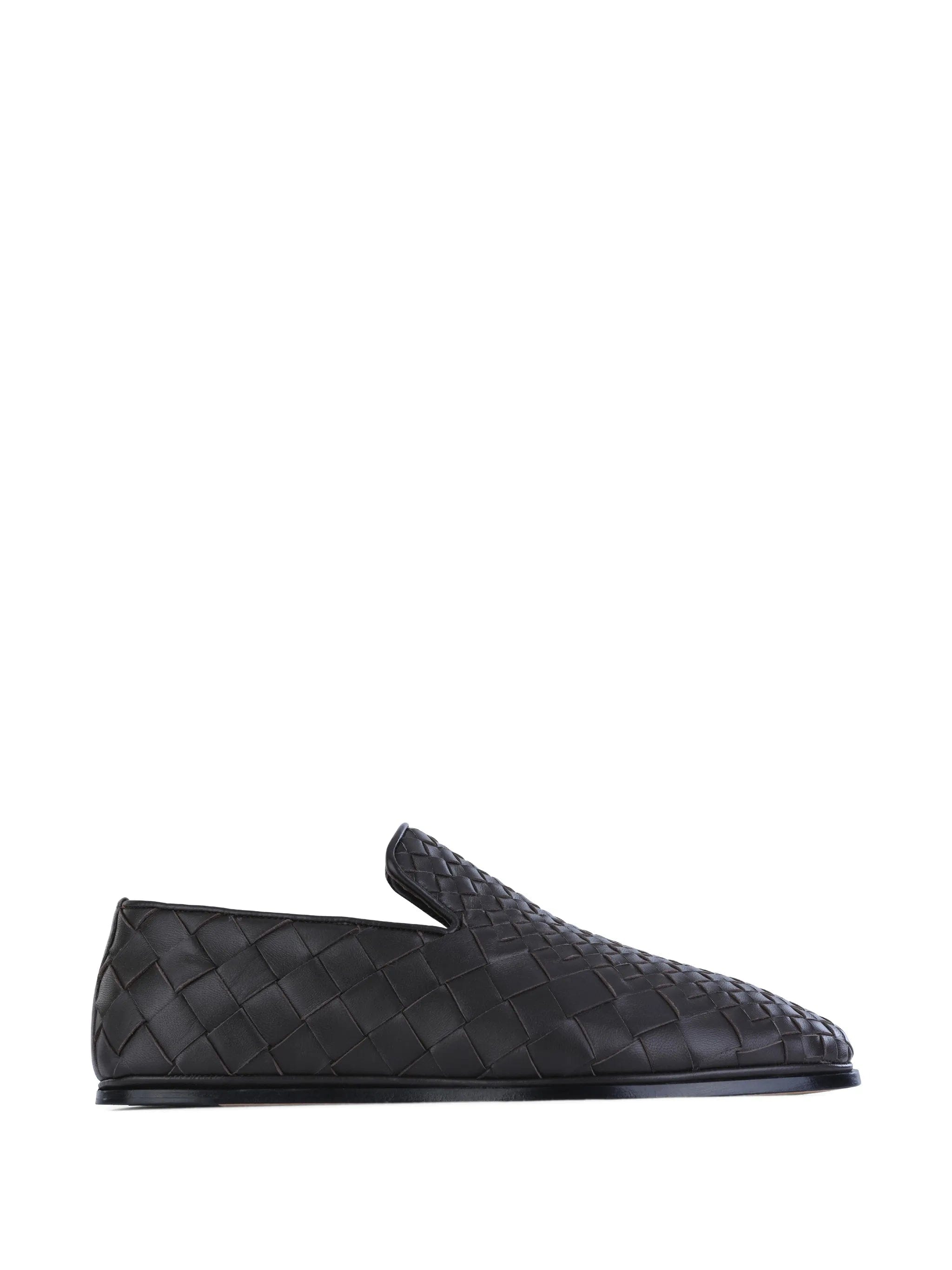 Bottega Veneta Sunday woven flat loafers