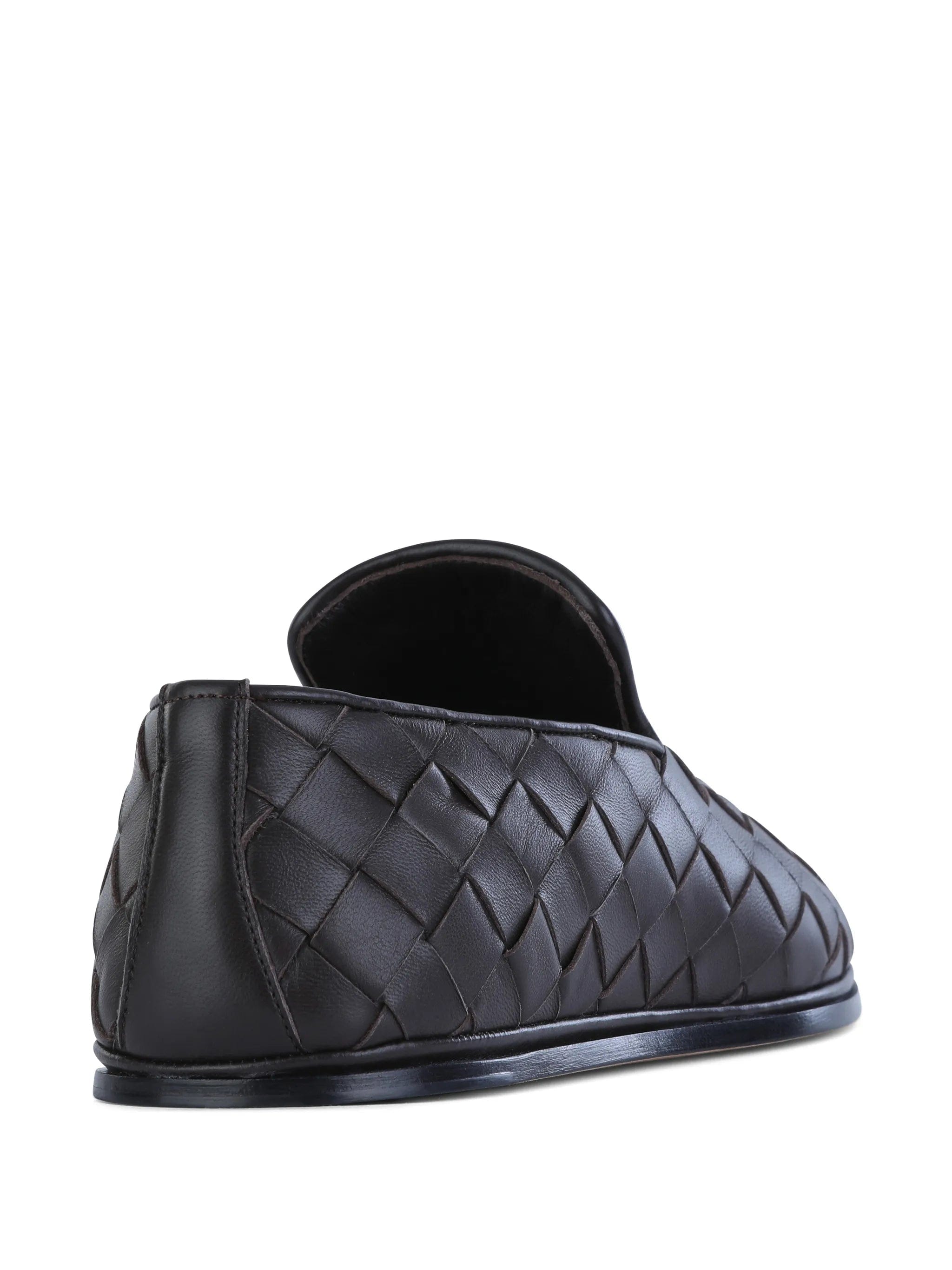 Bottega Veneta Sunday woven flat loafers