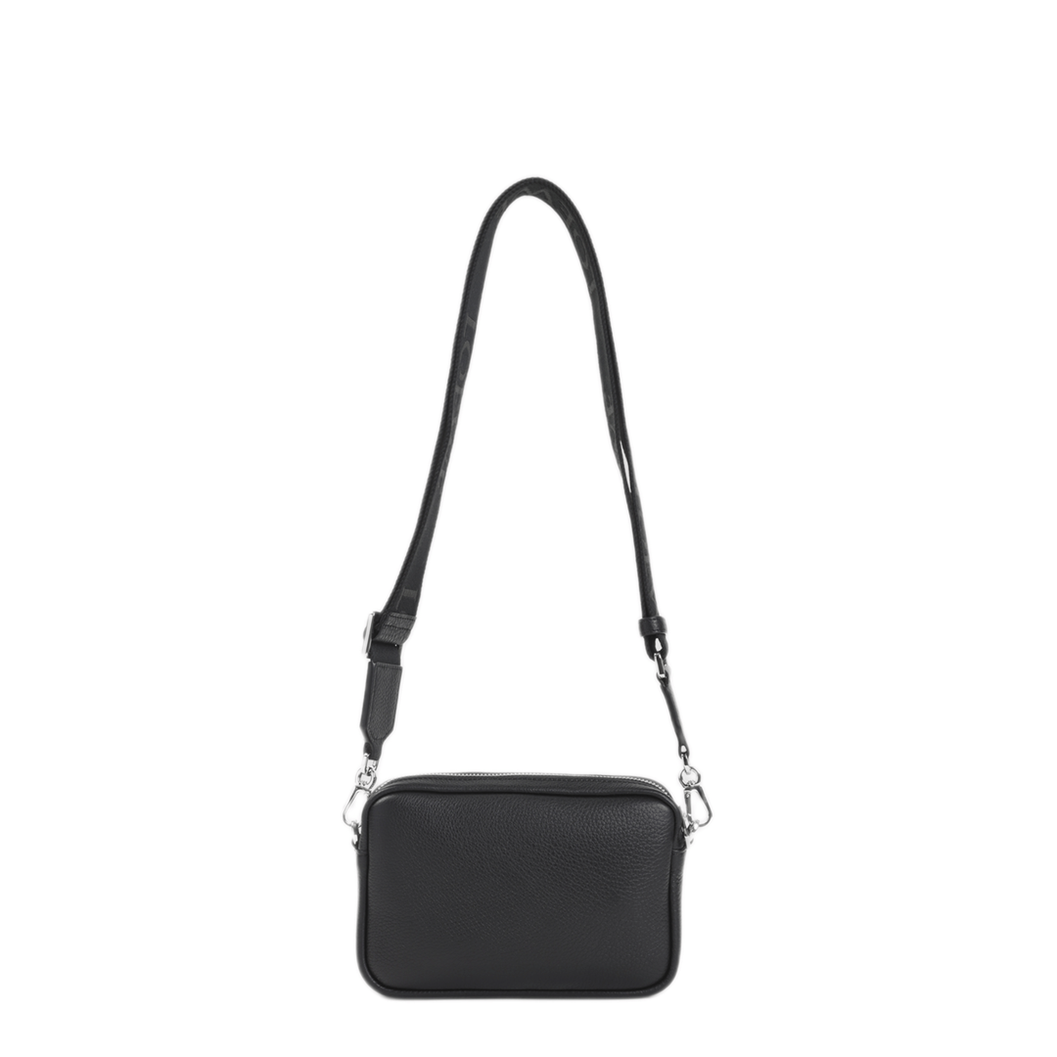 Loewe Pebble Small Calfskin Messenger Bag - Black