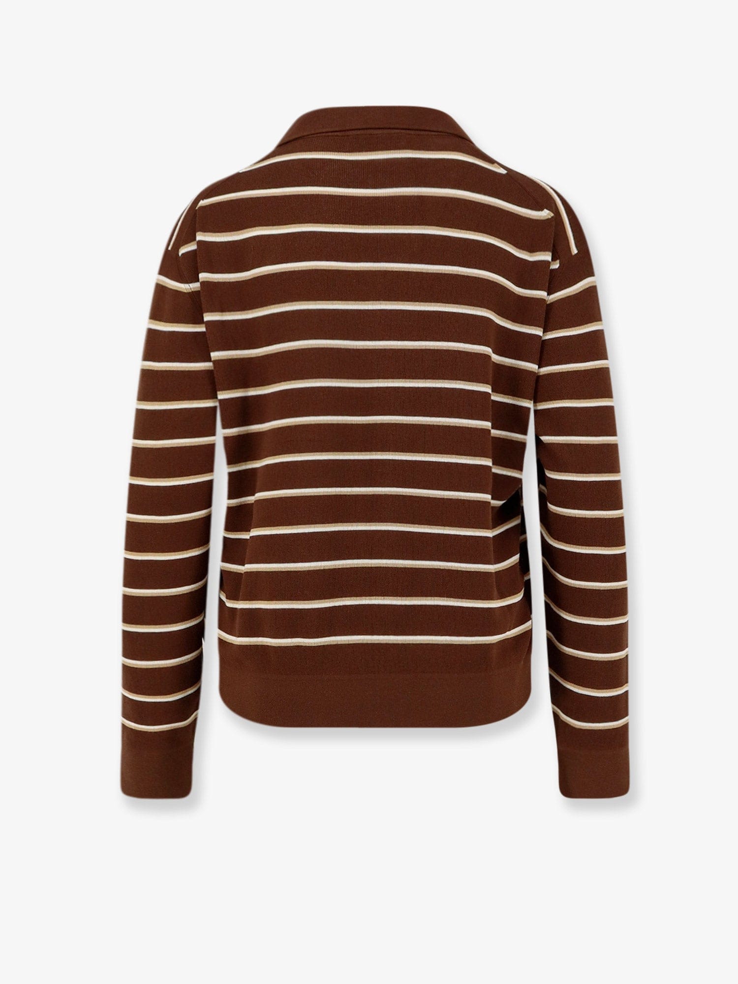 MIU MIU Striped cotton polo shirt