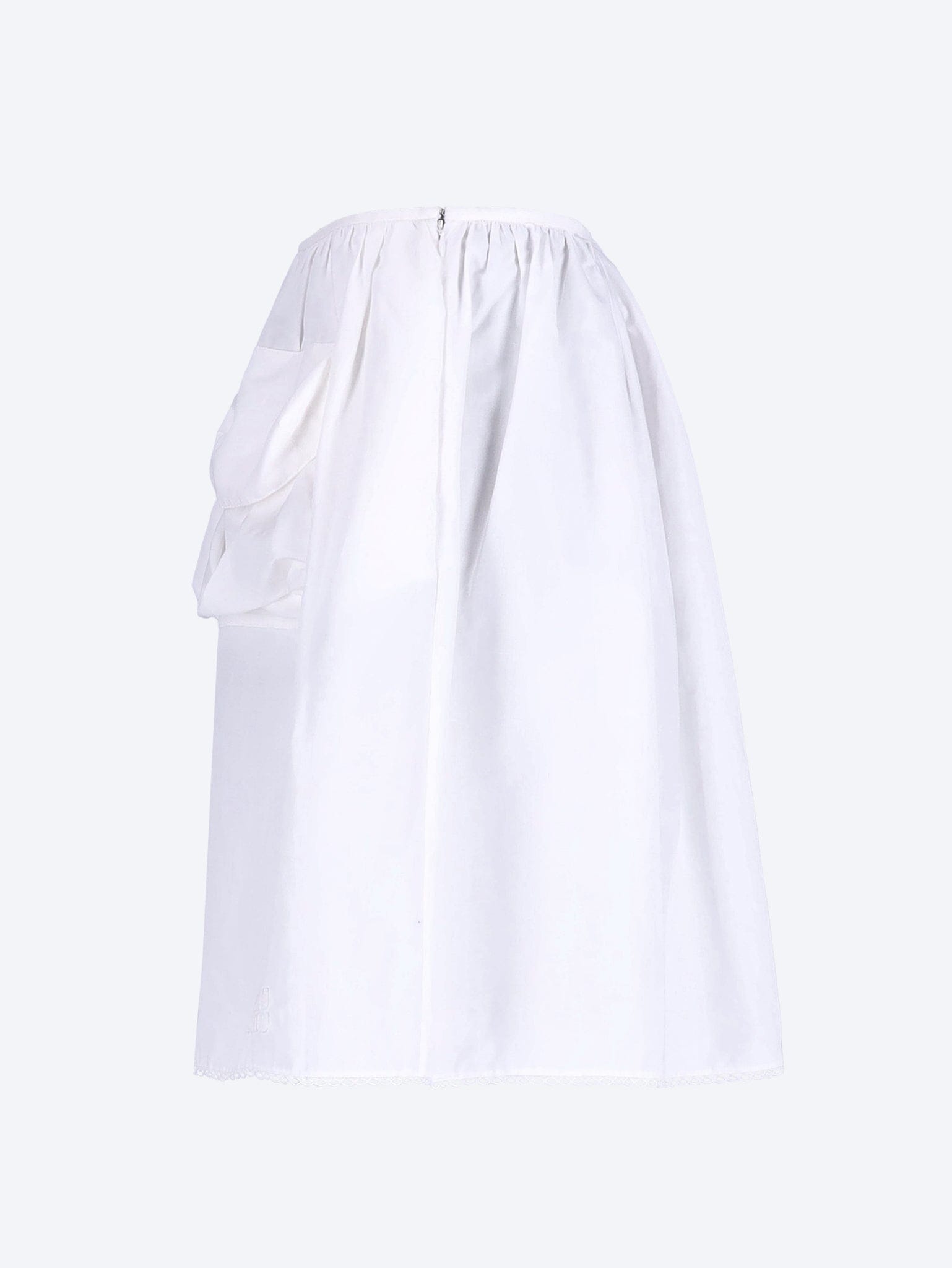 MIU MIU Brushed poplin skirt