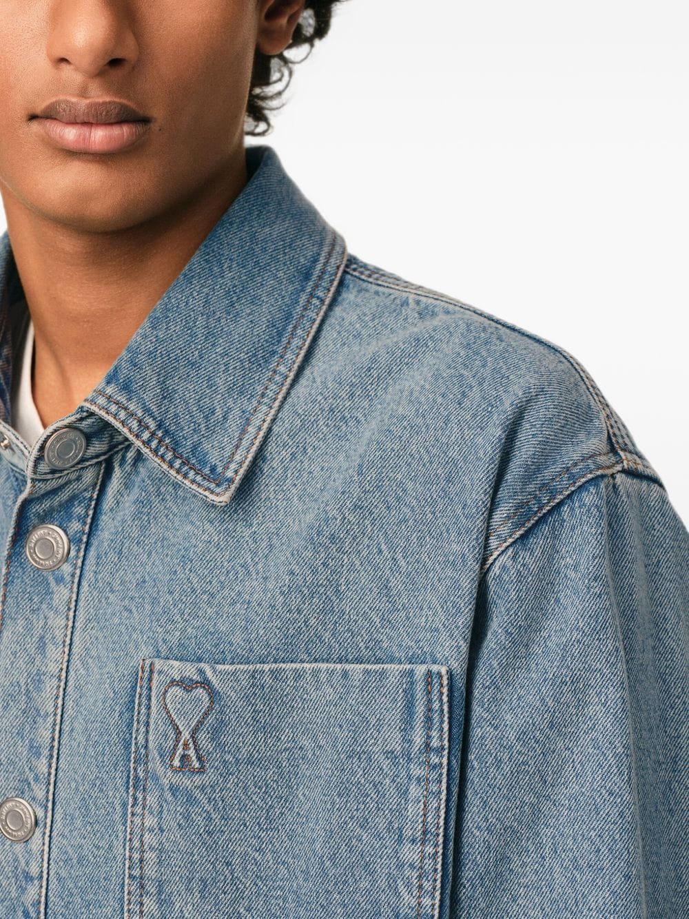 AMI Paris Shirt — light blue