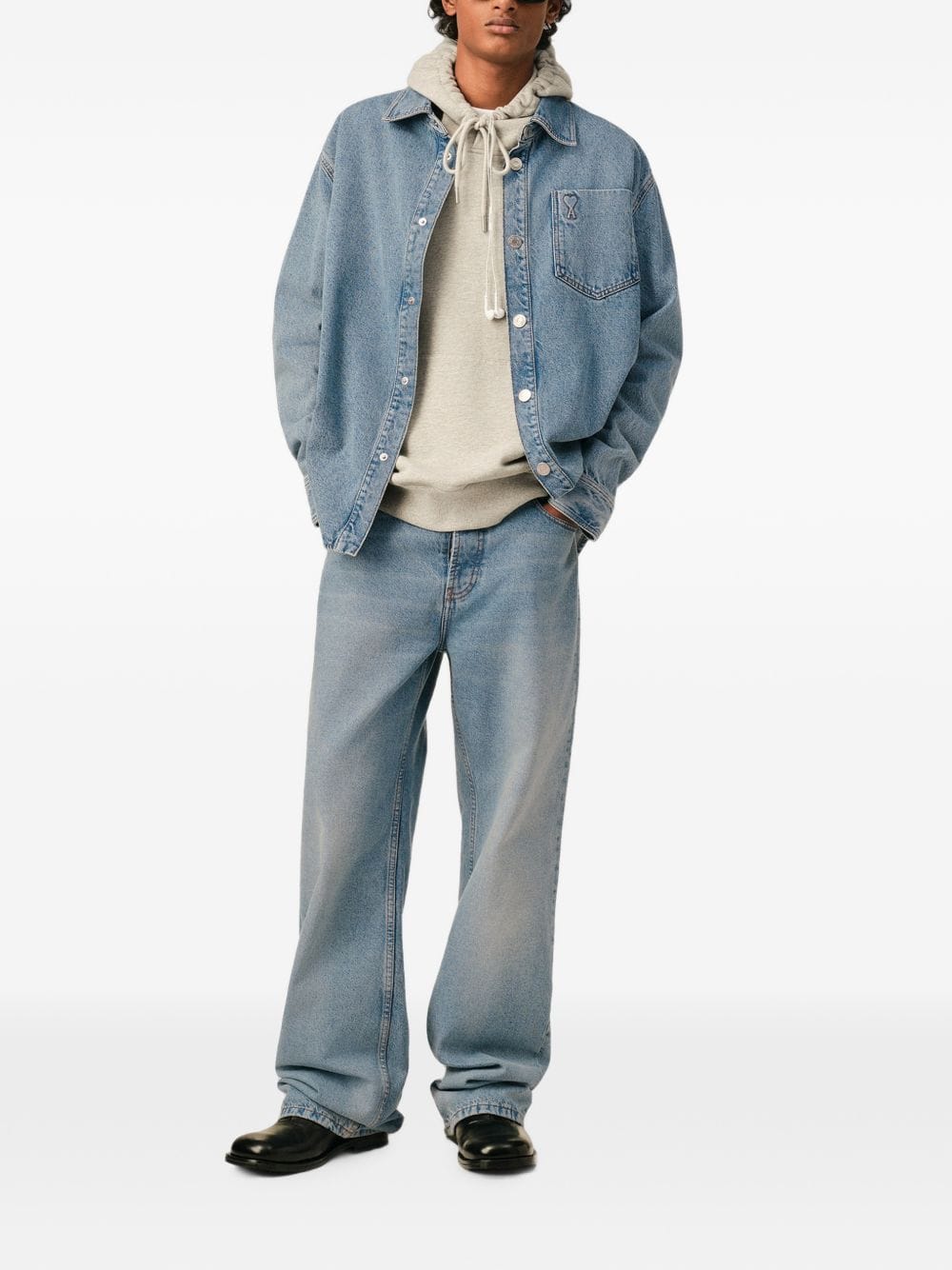 AMI Paris Shirt — light blue