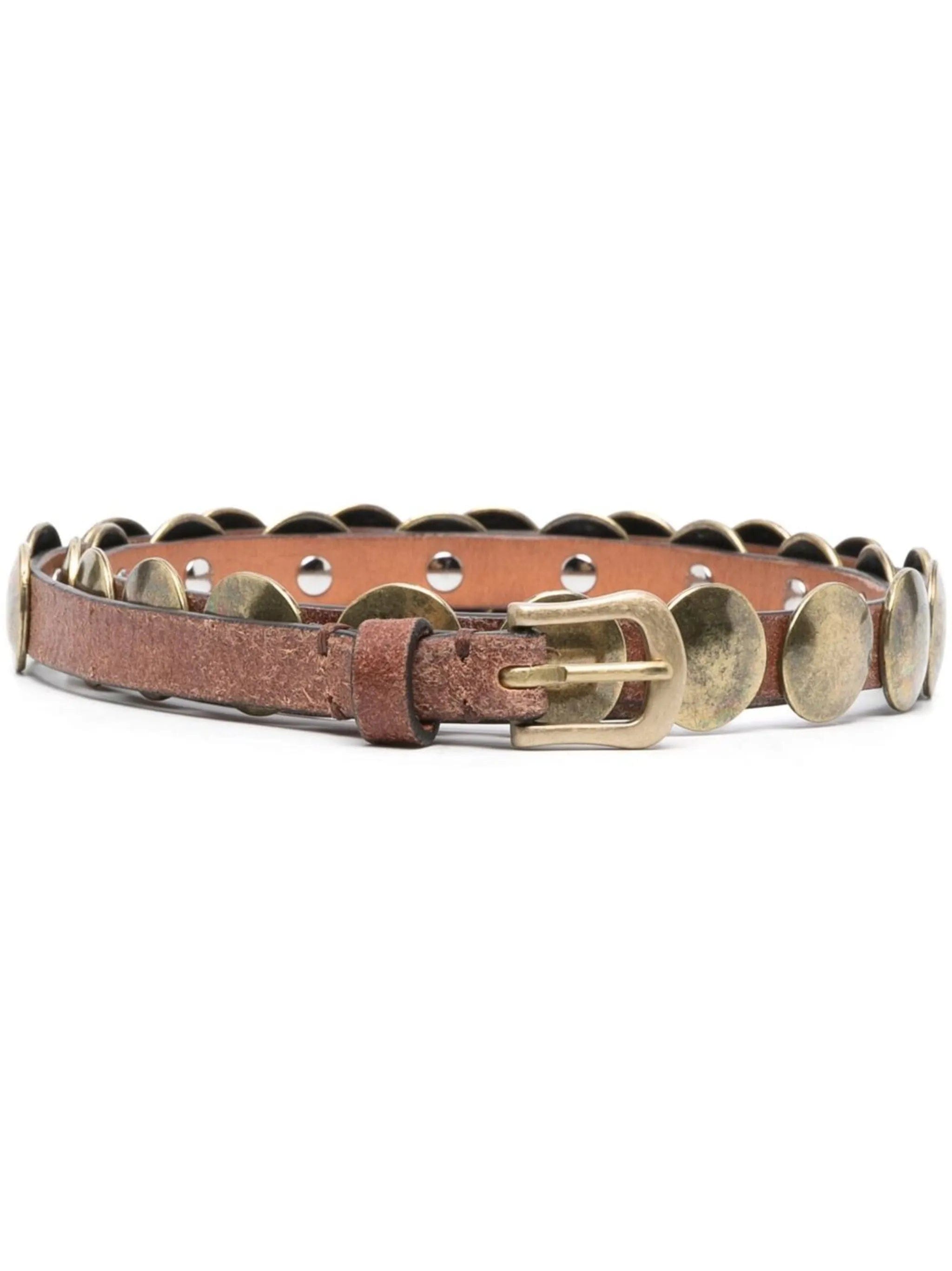 Golden Goose Trinidad stud - embellished leather belt