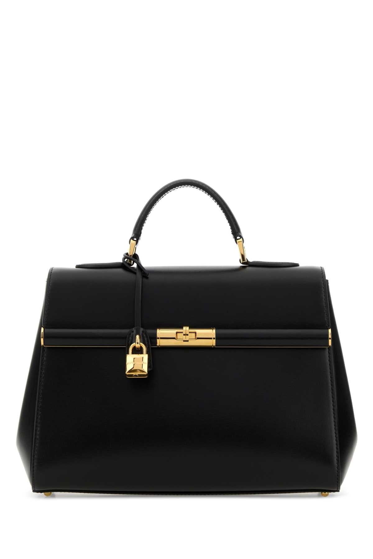 Dolce & Gabbana Women Black Leather Marlene Handbag