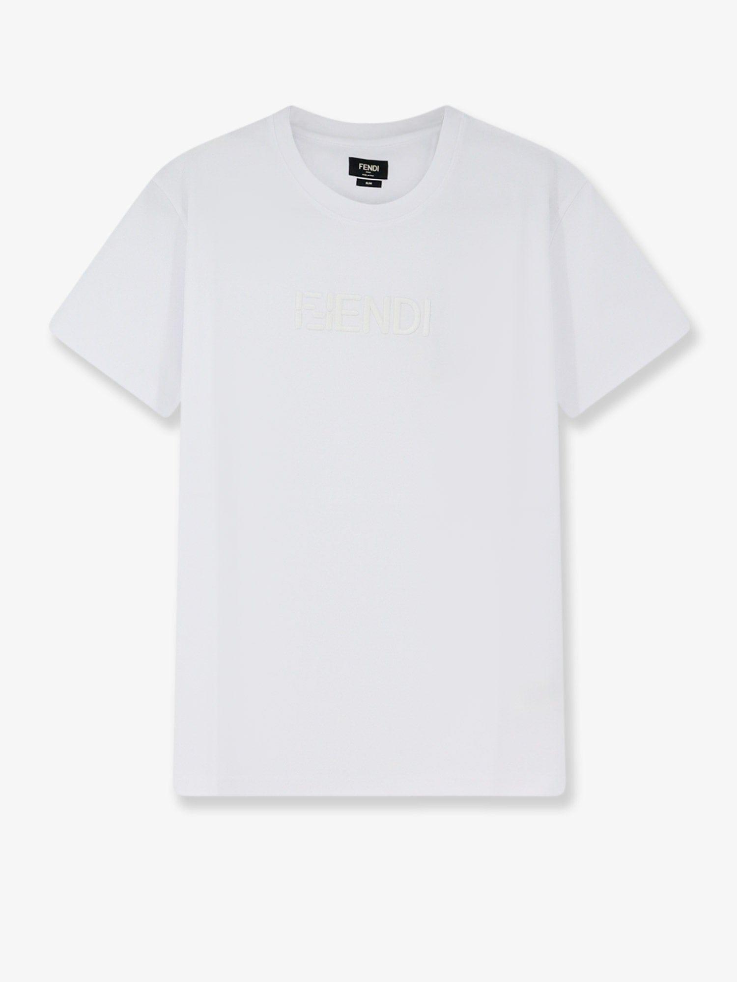 Fendi Slim Fit cotton t - shirt