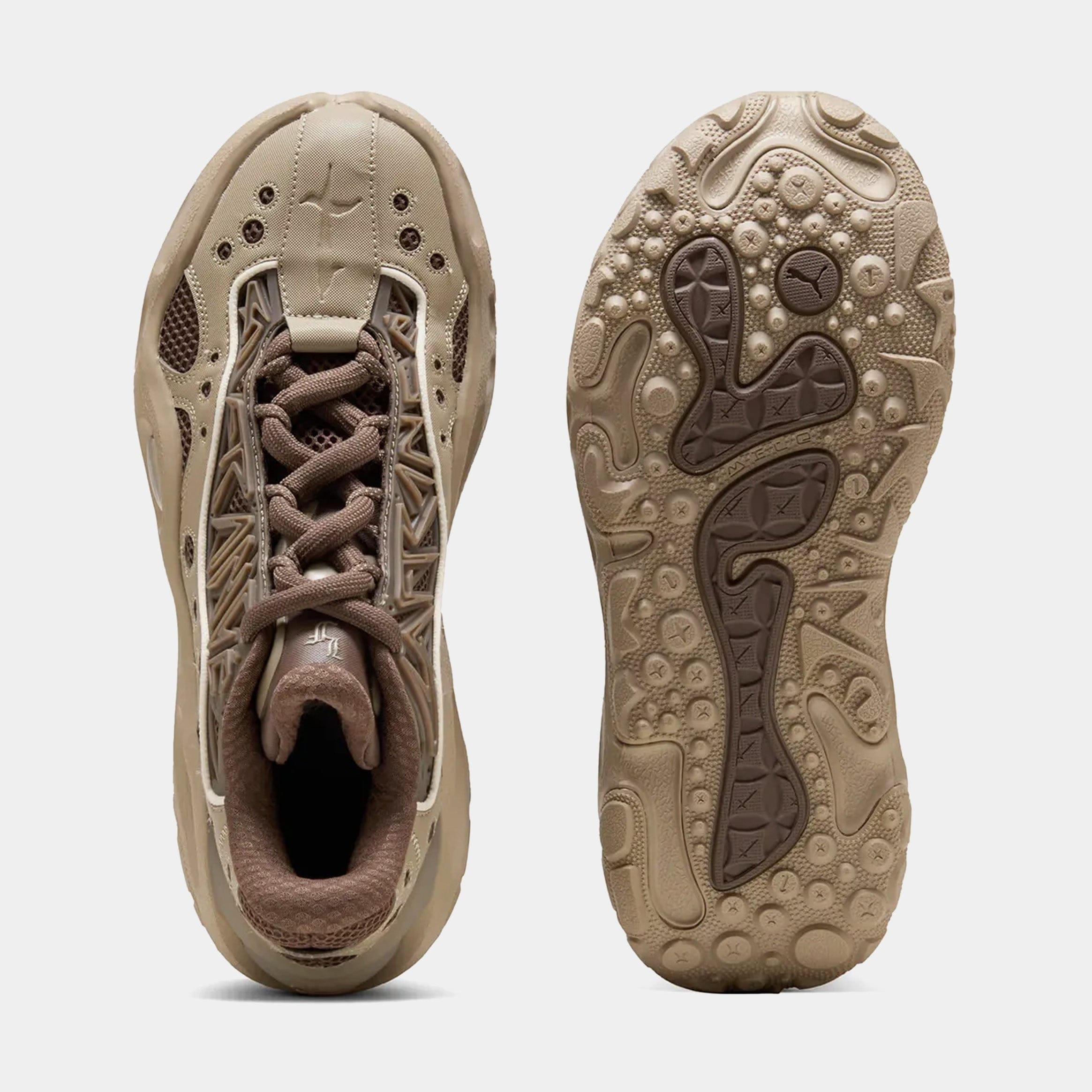 PUMA LaFrance RNR Trail Mens Lifestyle Shoes (Ice Coffee/Flat Bronze)