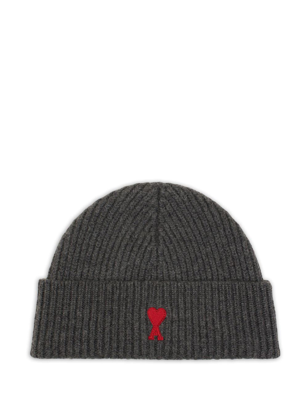 AMI Paris Beanie — Charcoal Grey