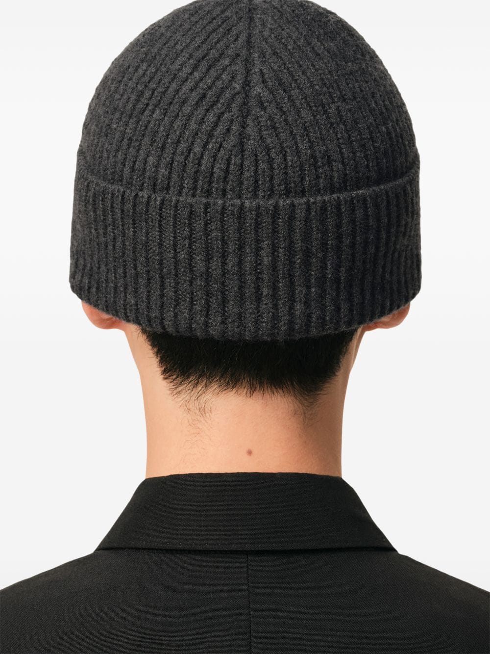 AMI Paris Beanie — Charcoal Grey