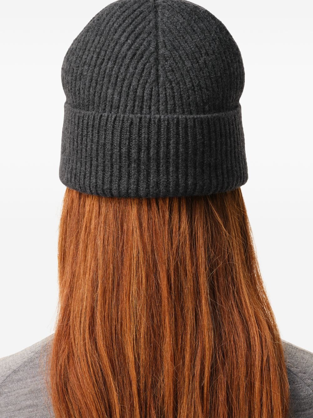 AMI Paris Beanie — Charcoal Grey