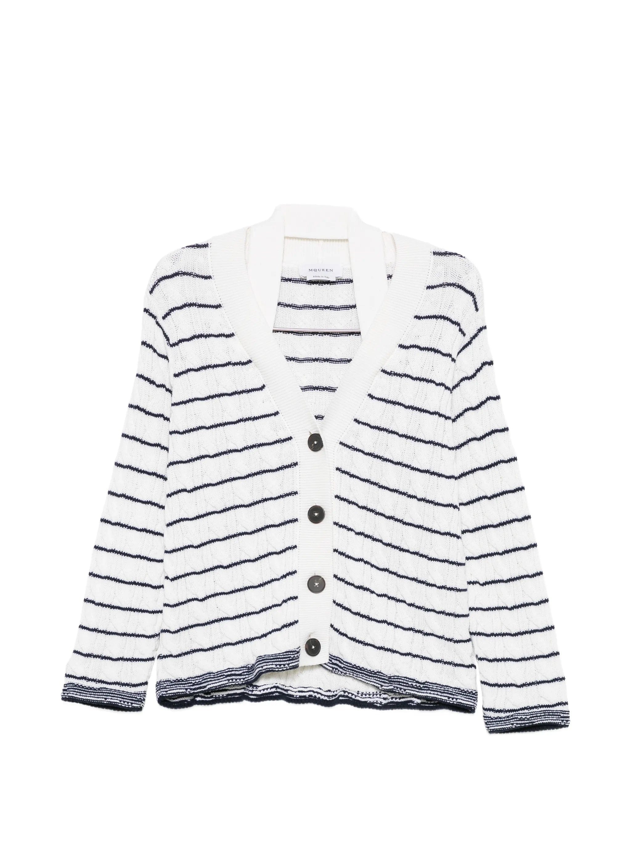 Alexander McQueen striped cardigan