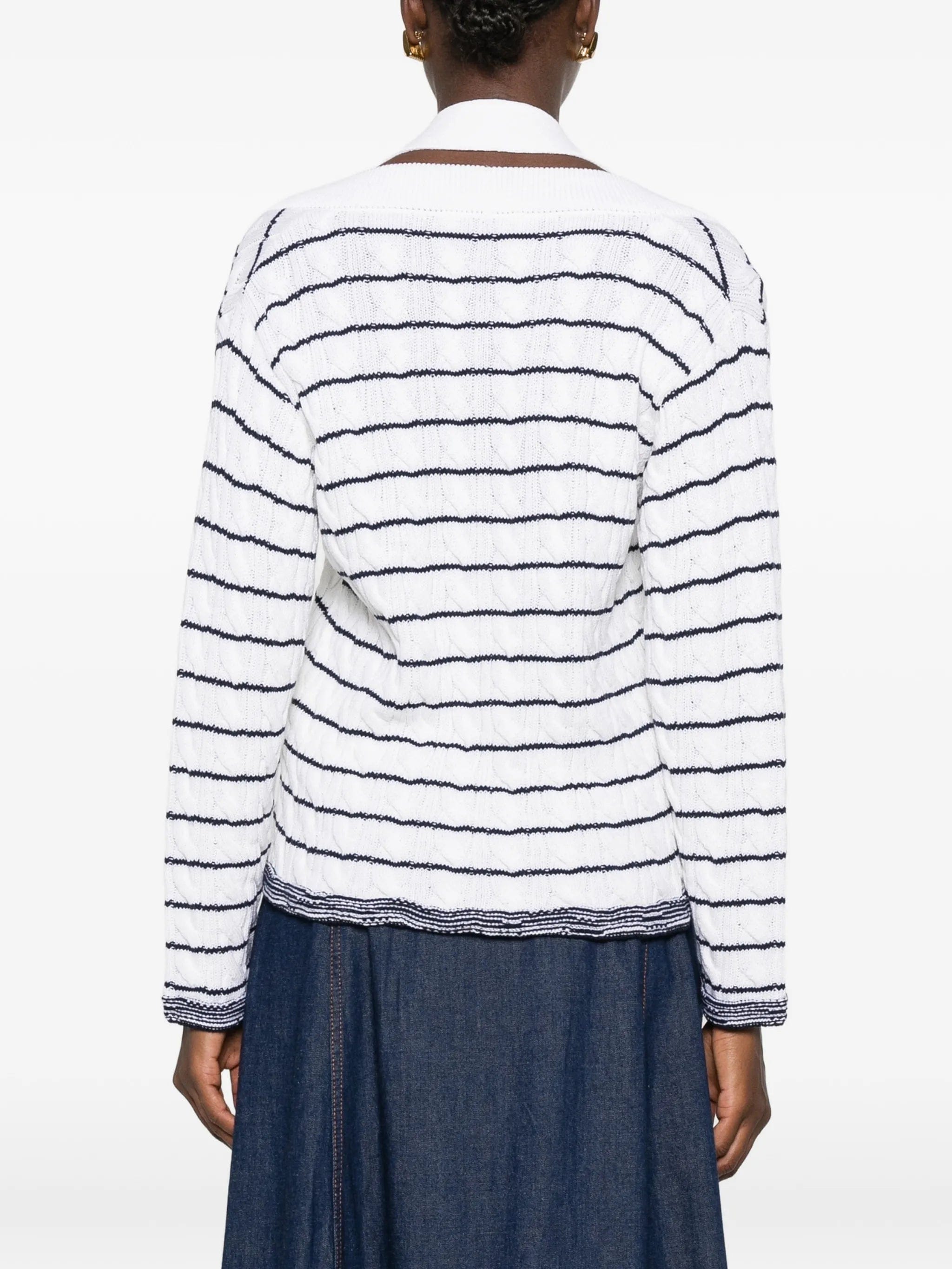 Alexander McQueen striped cardigan