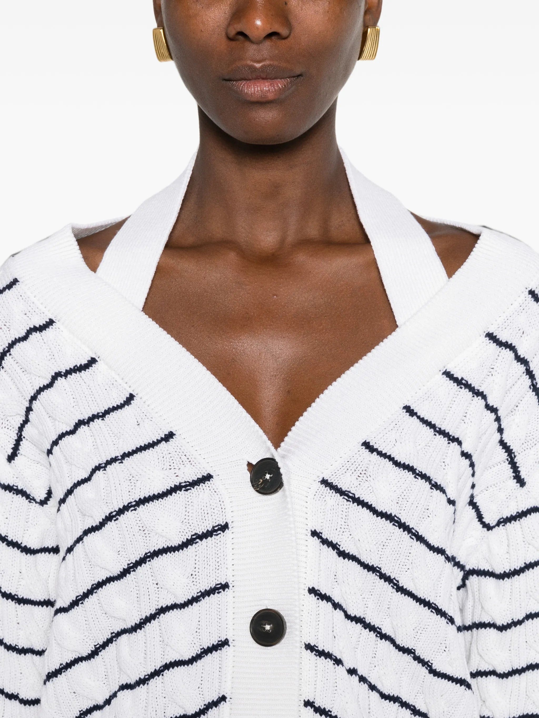 Alexander McQueen striped cardigan