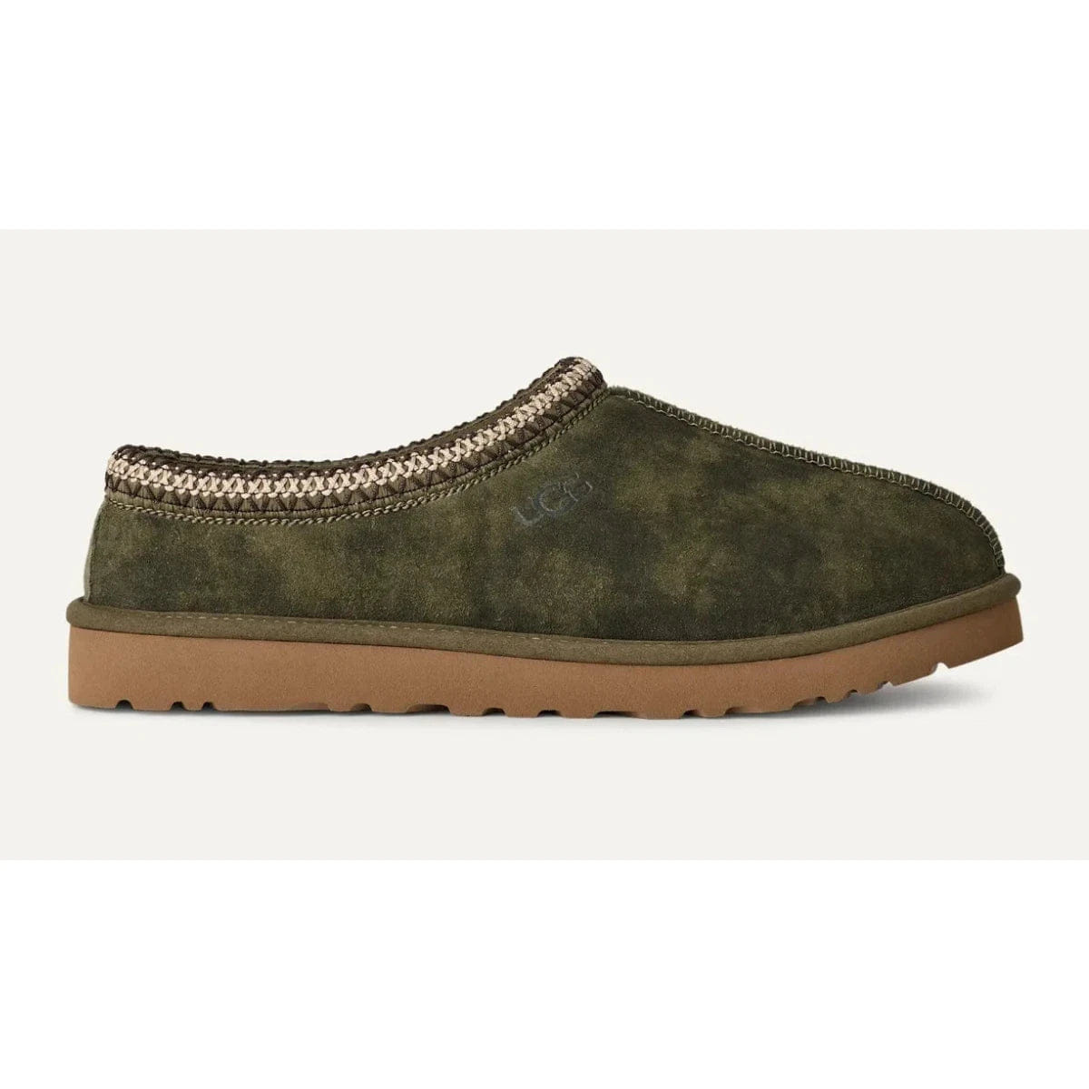 UGG Tasman Baxter 1173810 - BTOL Slippers Men 8D Olive Suede Slip On Clogs RHS8704