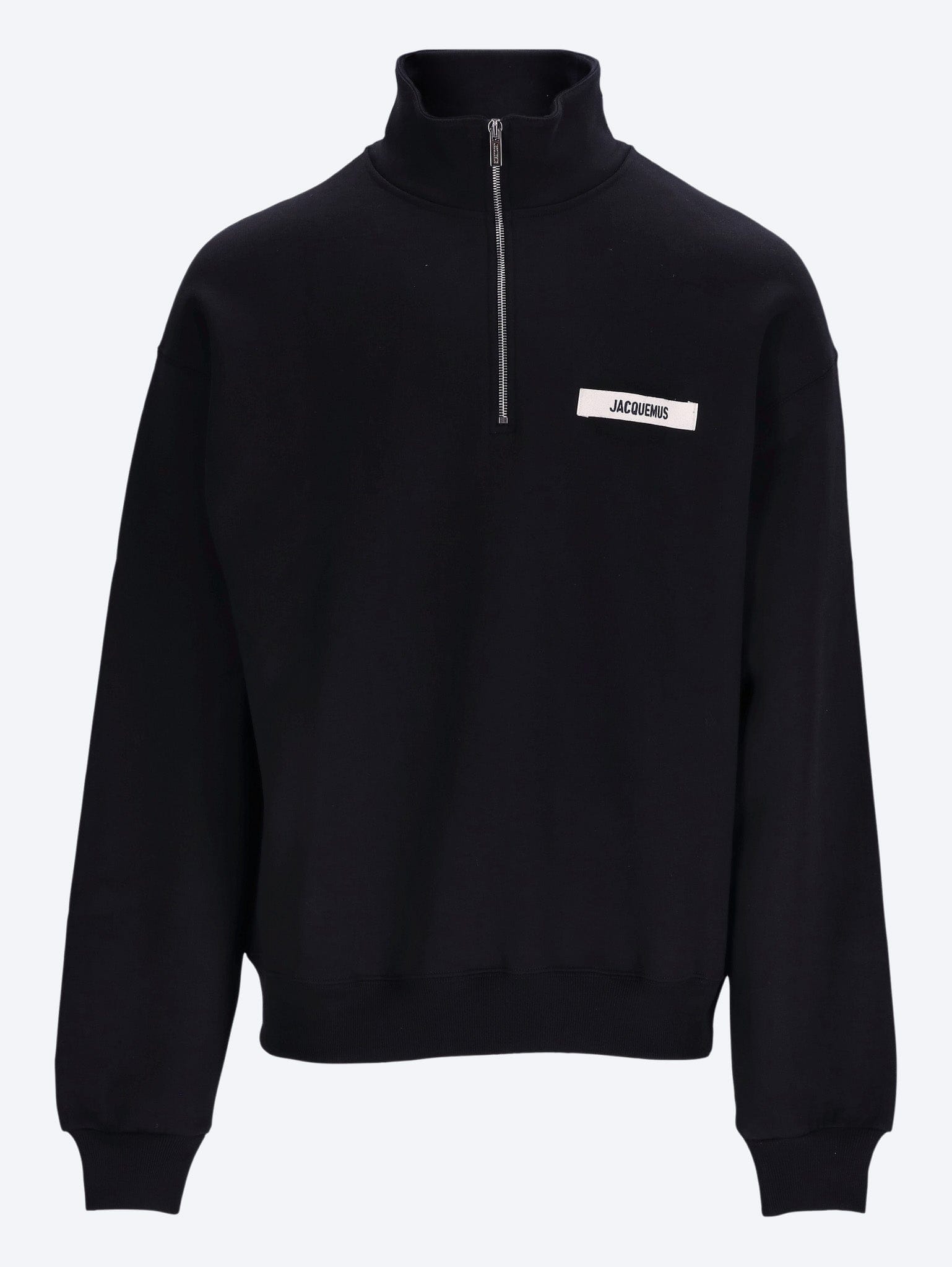 Jacquemus The gros grain zipped rollneck sweatshirt