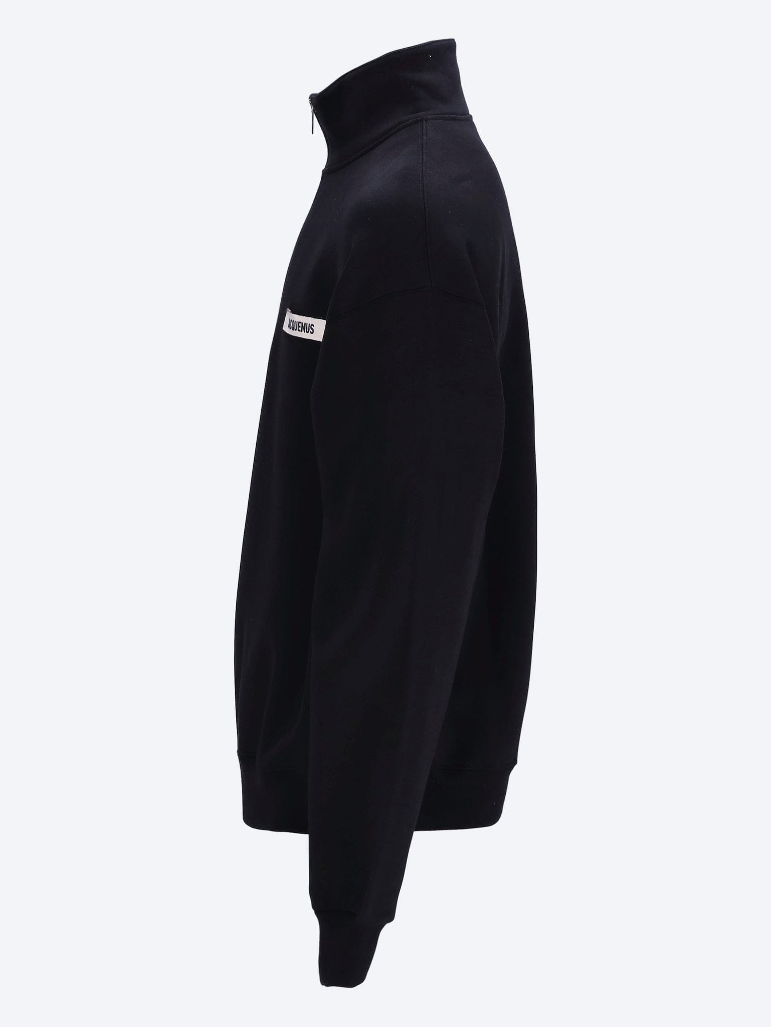 Jacquemus The gros grain zipped rollneck sweatshirt