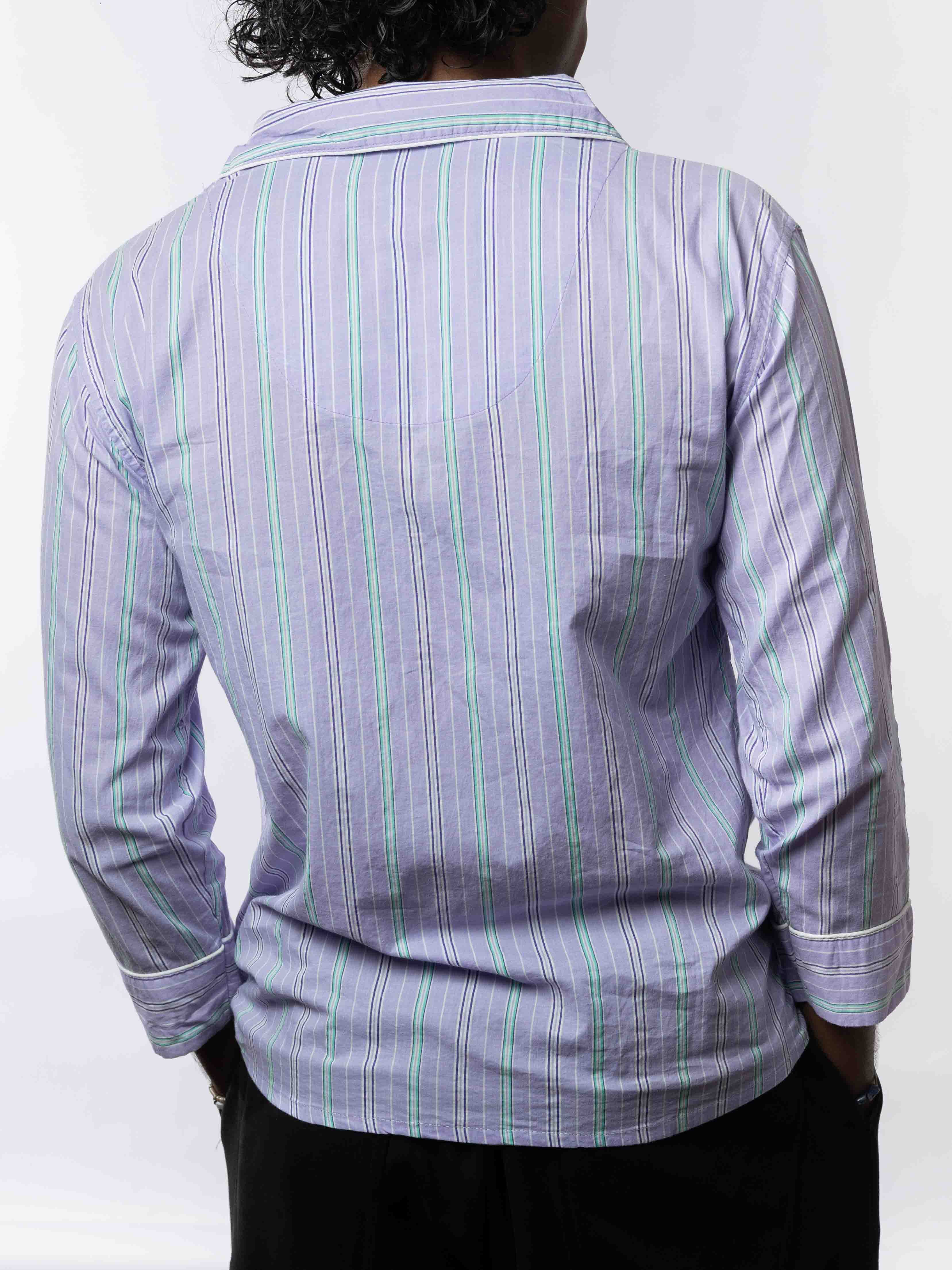 POLO RALPH Lauren Polo By Ralph Lauren Striped Sleep Shirt (XL)
