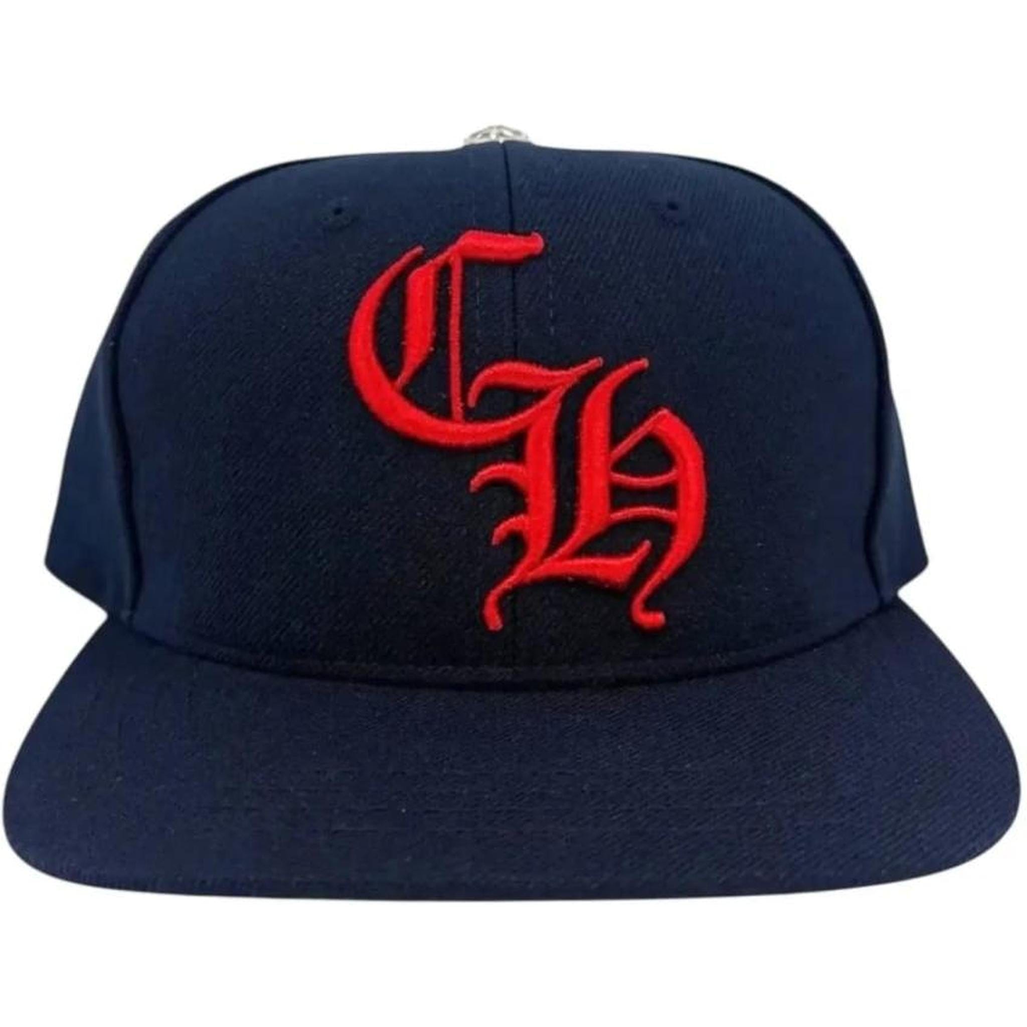 Chrome Hearts CH Baseball Cap Navy/Red