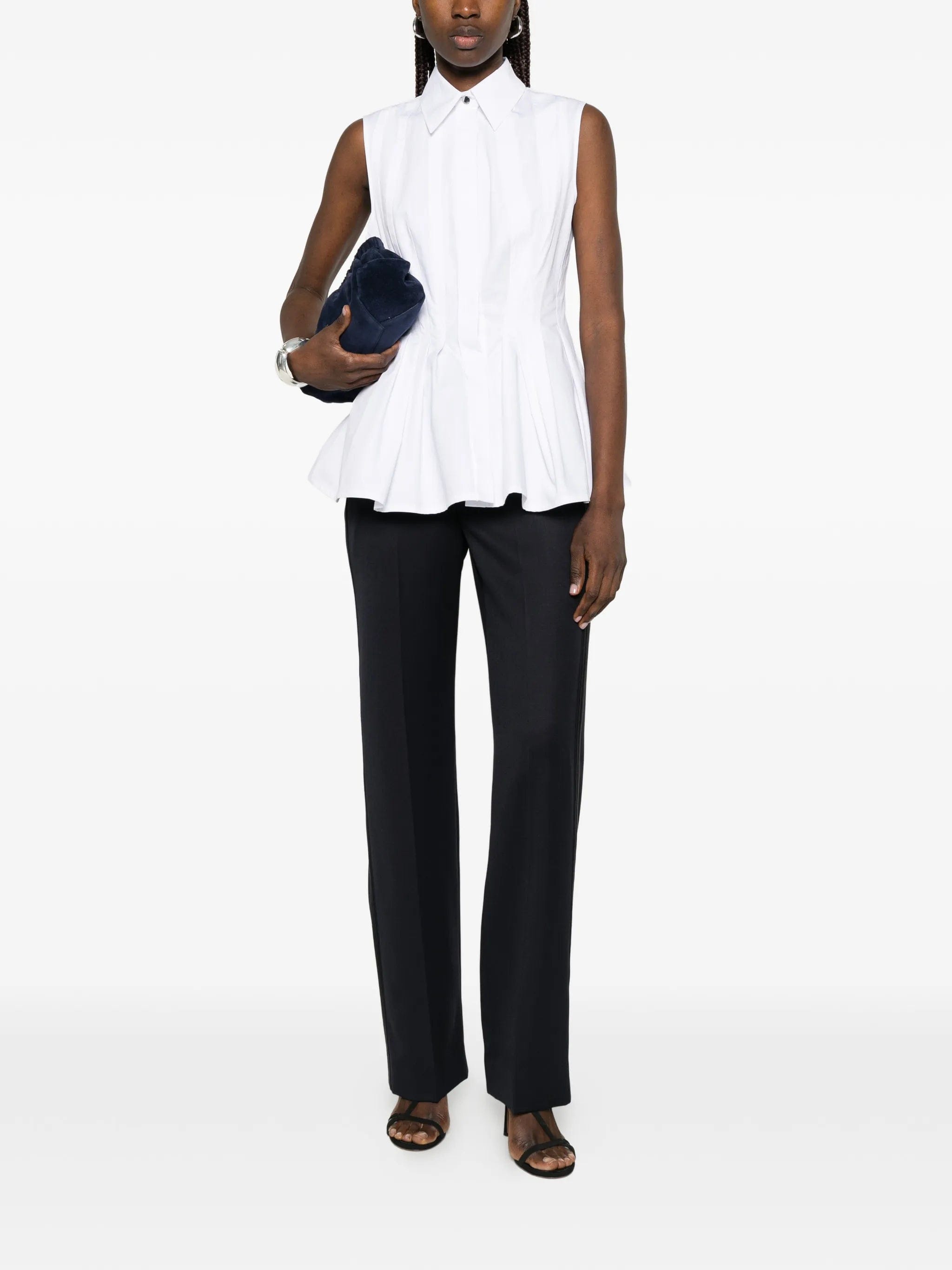 Alexander McQueen straight - leg buttoned trousers