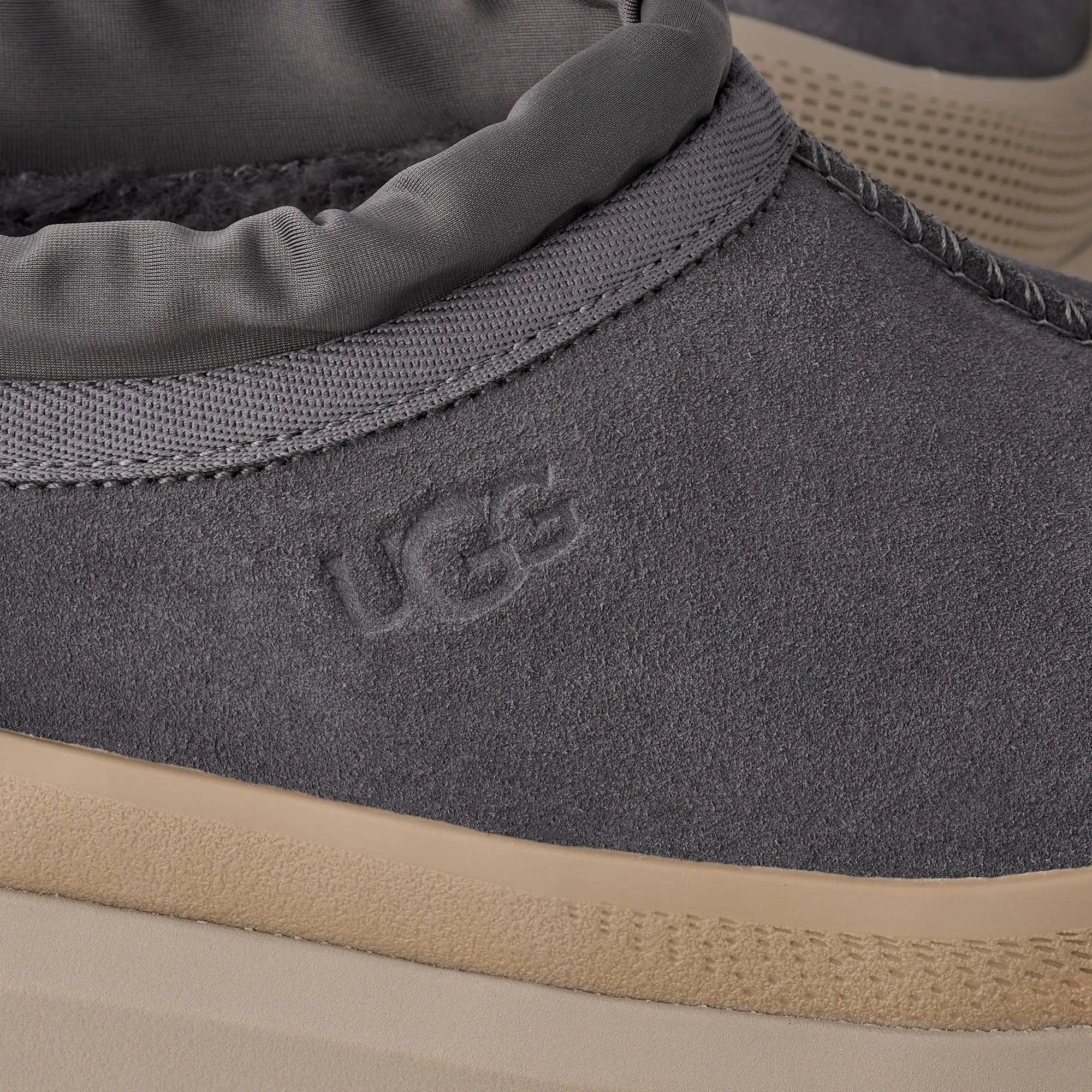 UGG Tasman Weather Hybrid Slipper Obsidian Cobble Grey