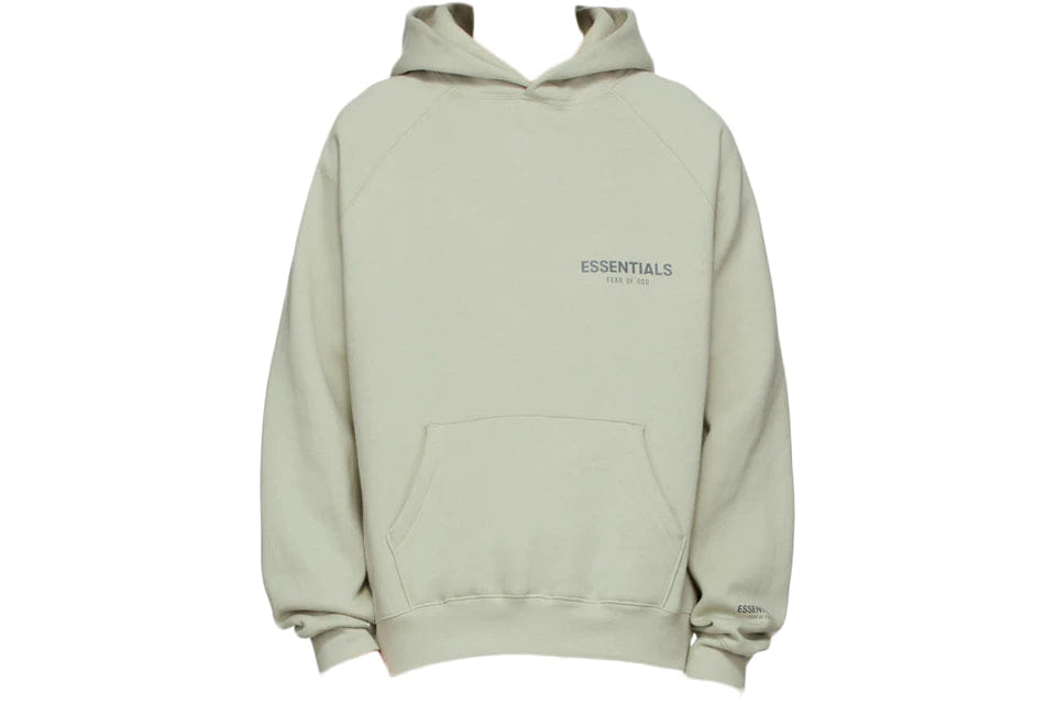 Fear of God Essentials Essentials SSENSE Exclusive Pullover Hoodie Concrete