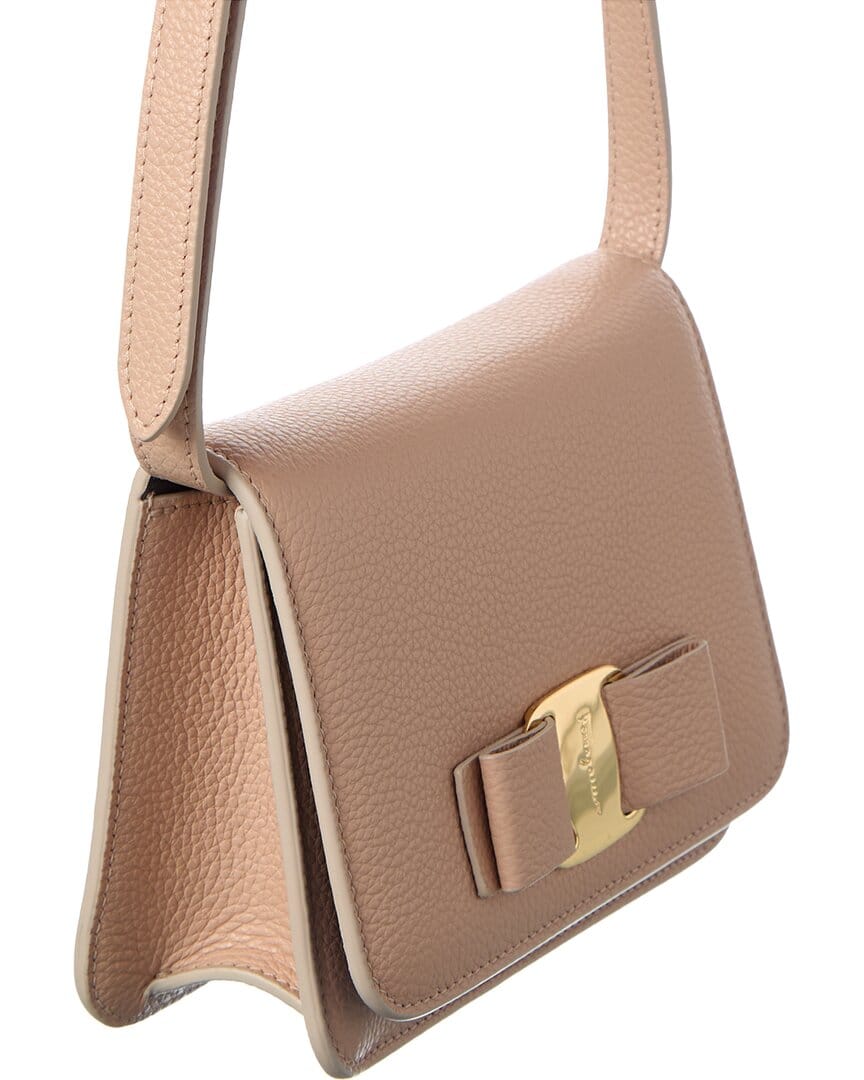Ferragamo Vara Bow Leather Crossbody